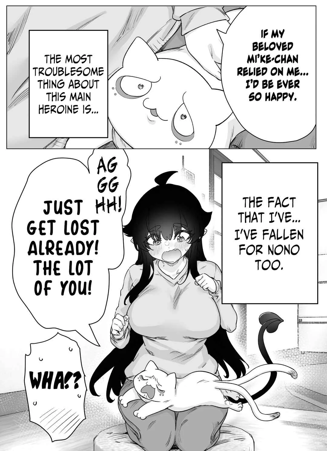 Even Though She's the Losing Heroine, The Bakeneko-chan Remains Undaunted Chapter 3: Even Though She’s the Losing Heroine, the Bakeneko-chan Doesn’t Feel Like She Can Win - Page 4