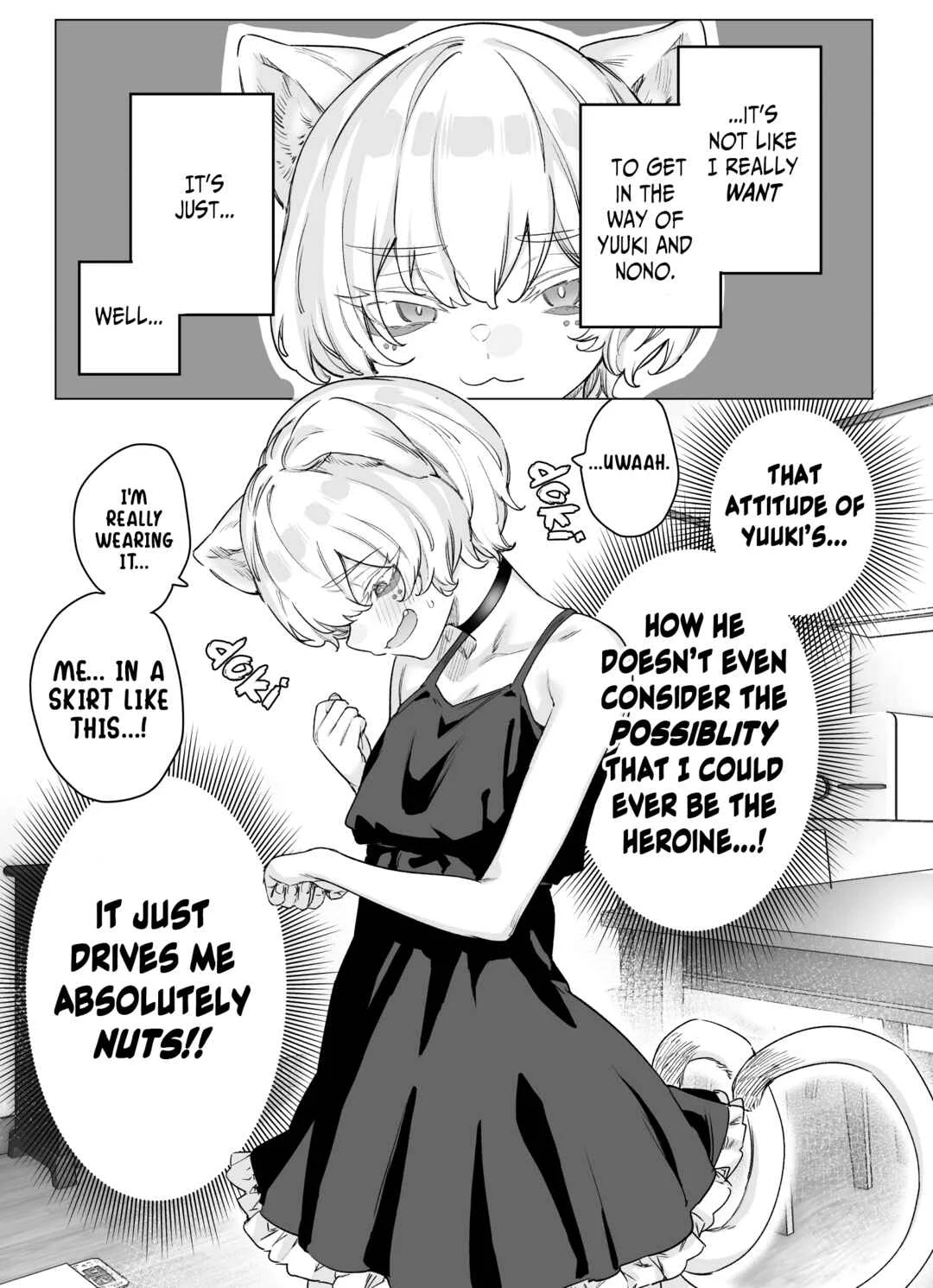 Even Though She's the Losing Heroine, The Bakeneko-chan Remains Undaunted Chapter 4: Even Though She’s the Losing Heroine, the Bakeneko-chan Wants to Be Noticed - Page 1