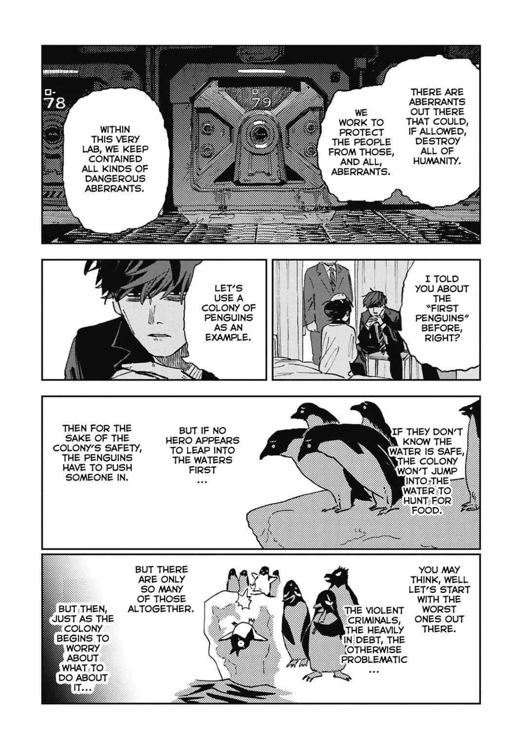 First Penguin Requiem Chapter 3: Working to Protect Humanity - Page 12