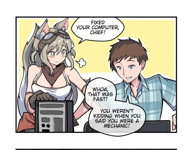Fox Girls Are Better Chapter 4: Fix My Computer! - Page 1