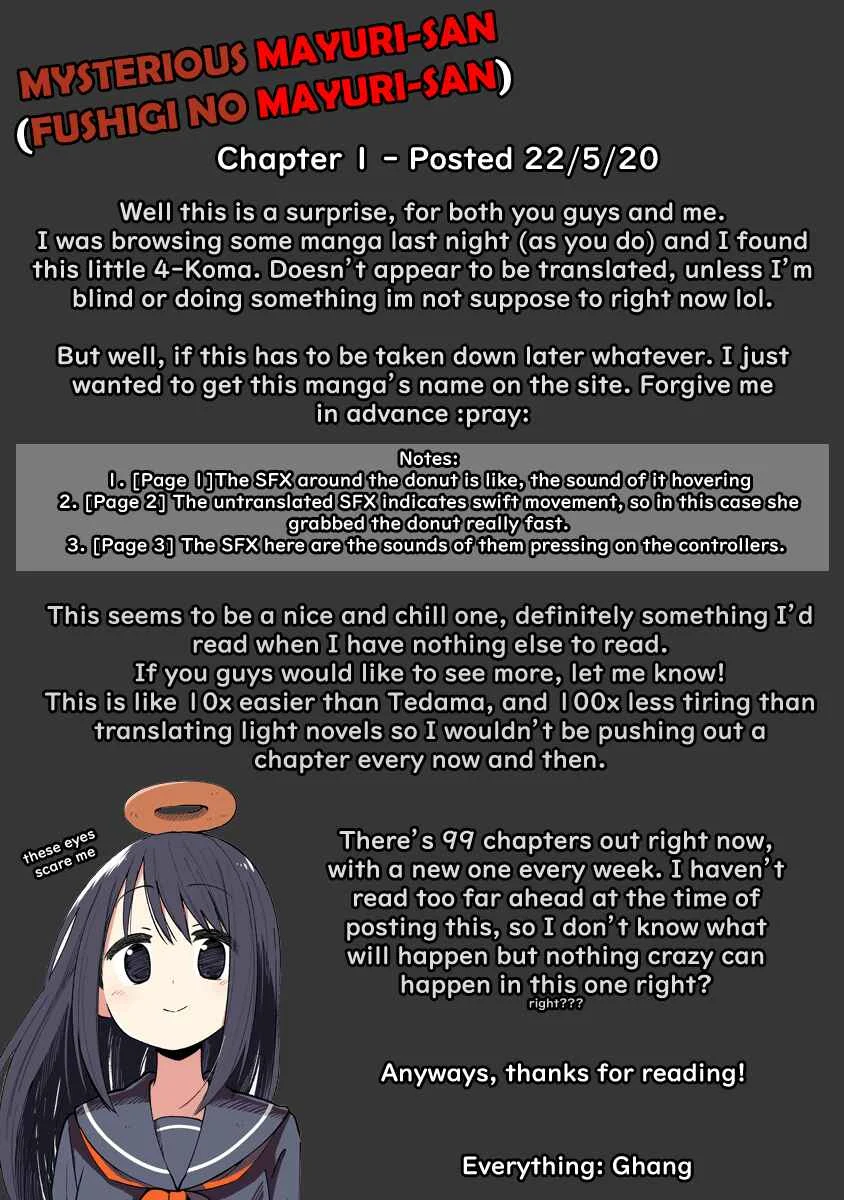 Fushigi no Mayuri-san Chapter 1: Mayuri-san - Page 5