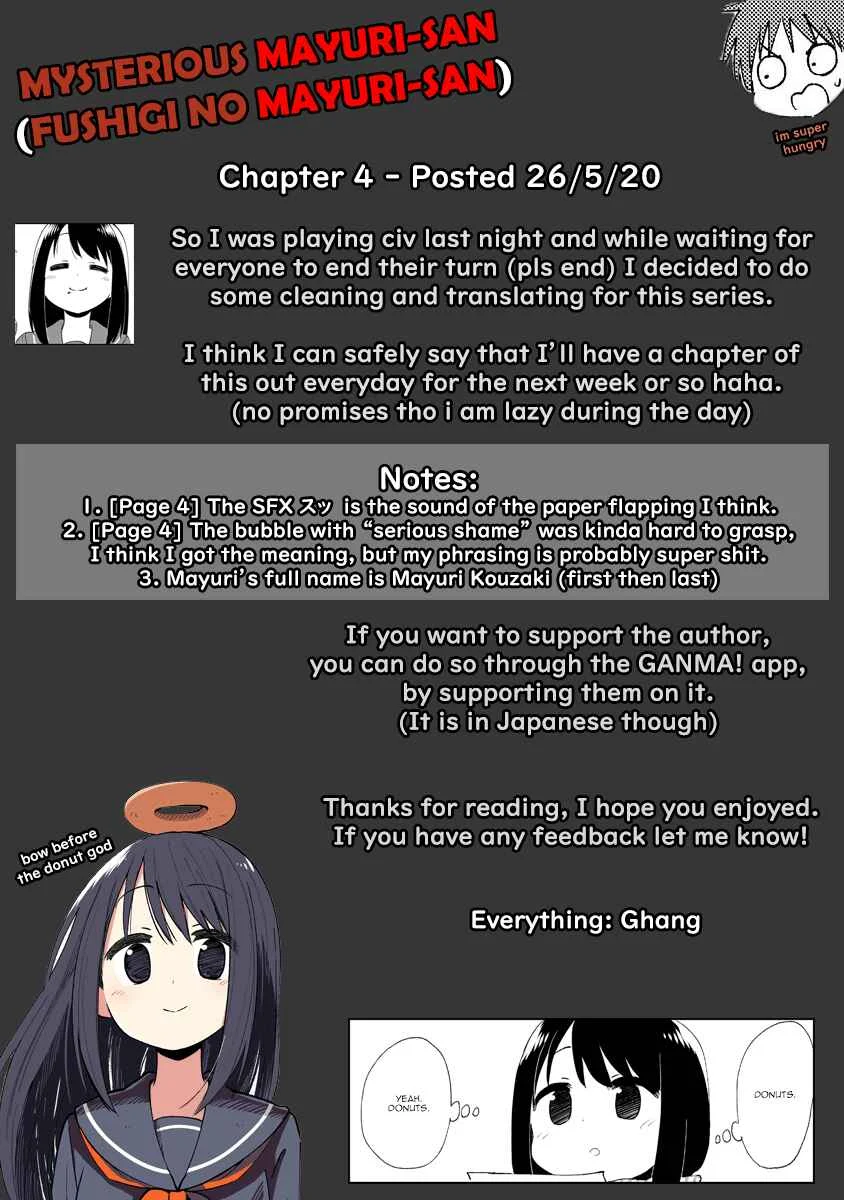Fushigi no Mayuri-san Chapter 4: Love Letter - Page 5