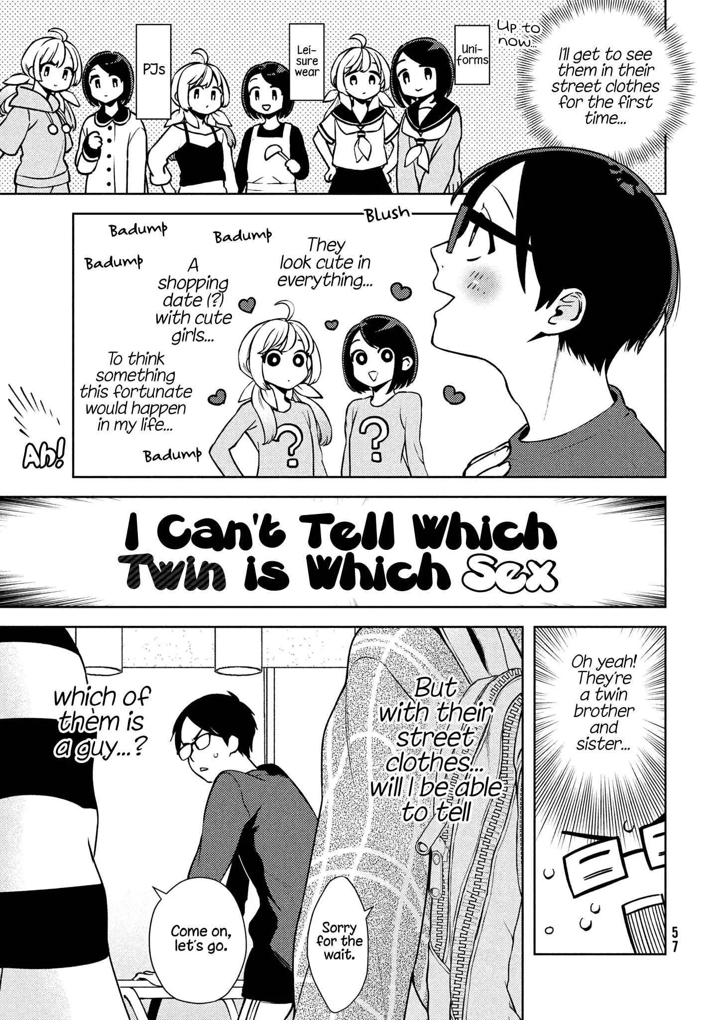 Futago no Danjo ga Wakaranai Chapter 3: Street Clothes - Page 7