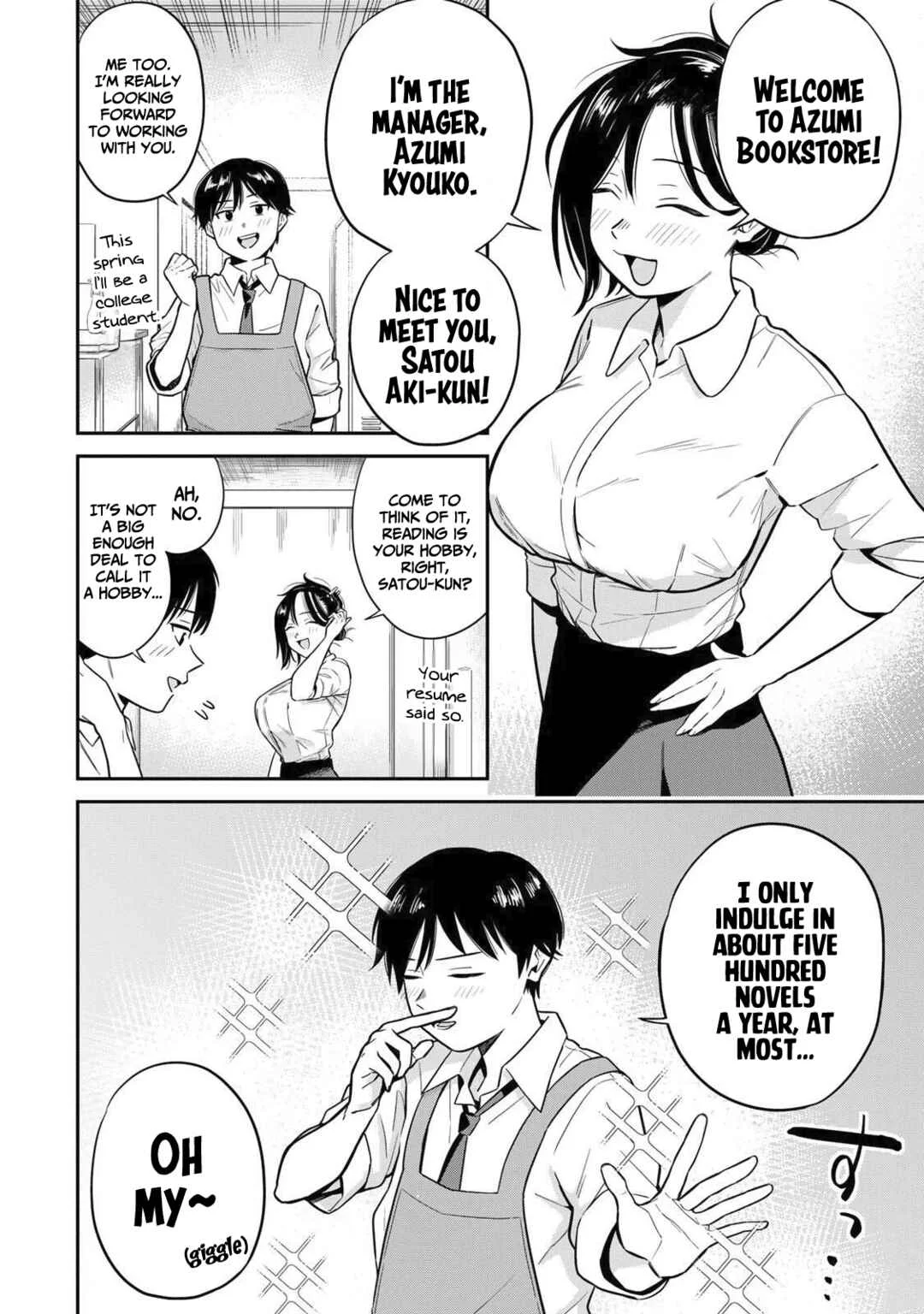 Futsuu no Hon wa Arimasen! Chapter 1: Welcome to Azumi bookstore! - Page 4