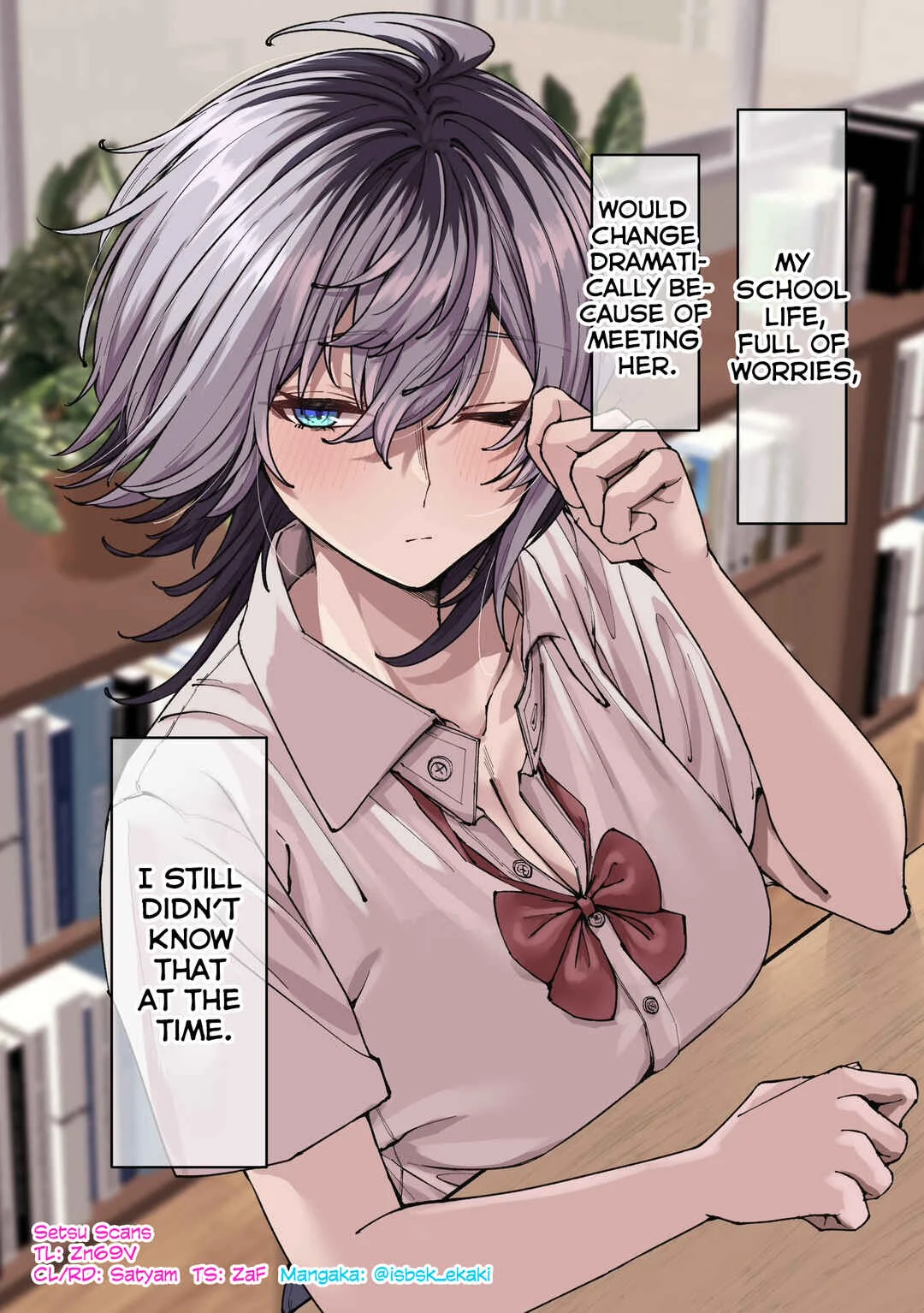 Gakkou de Guuzen Onnanoko no "Himitsu" o Shitte Shimatta Ohanashi Chapter 2: The Cat-Eared Beauty Next Desk - Page 1