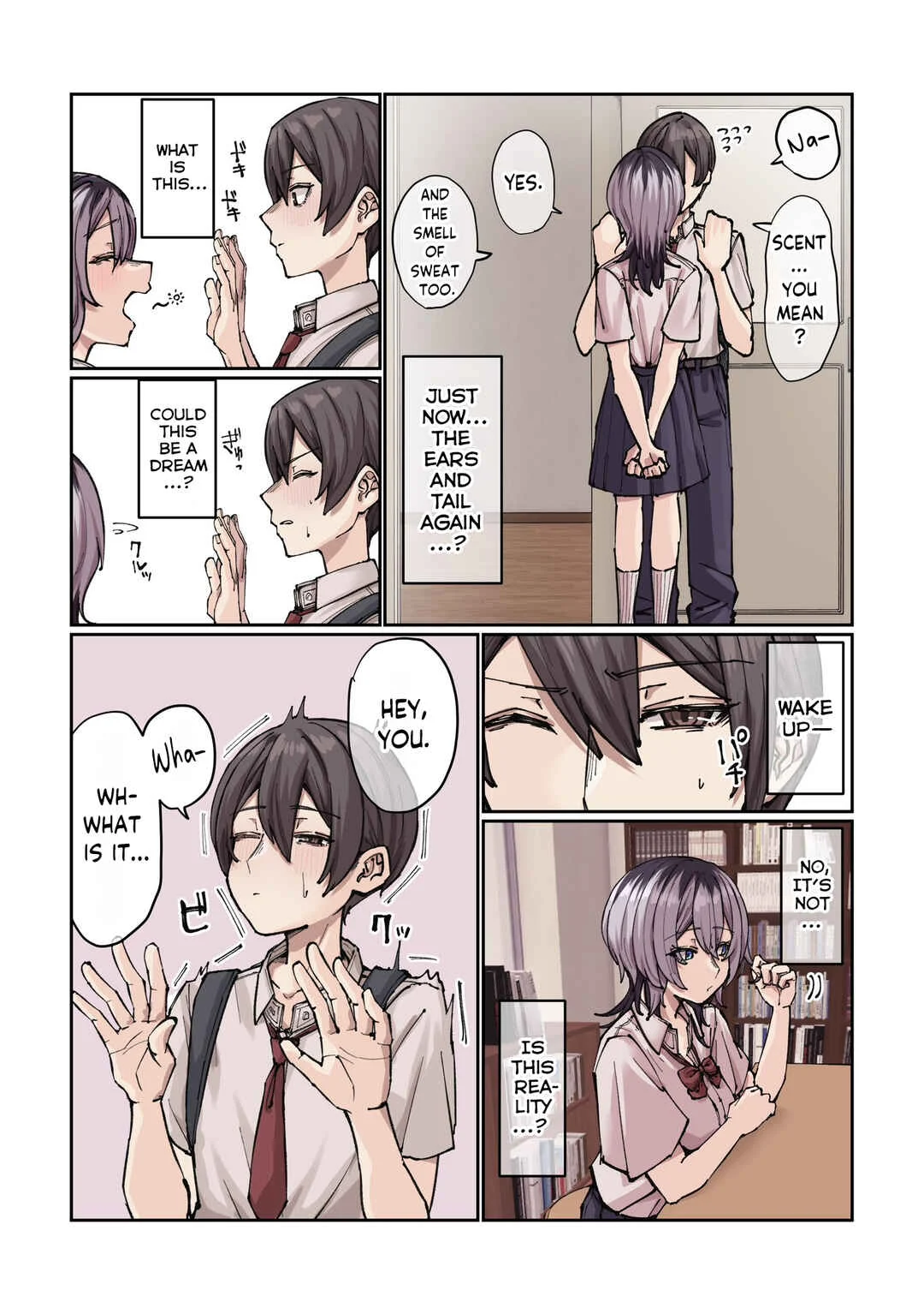 Gakkou de Guuzen Onnanoko no "Himitsu" o Shitte Shimatta Ohanashi Chapter 2: The Cat-Eared Beauty Next Desk - Page 6