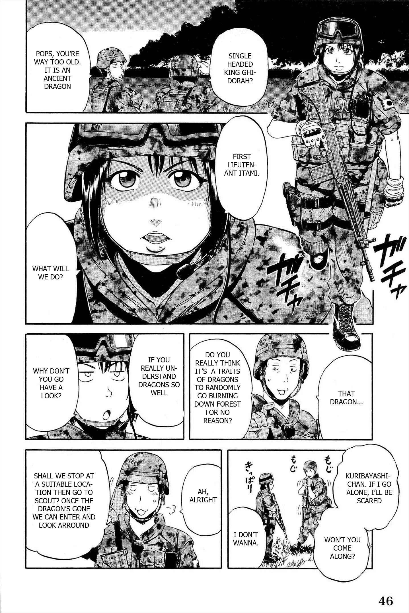 GATE - Jieitai Kanochi nite, Kaku Tatakaeri Chapter 2: Third Recon Team to the Special Region - Page 14
