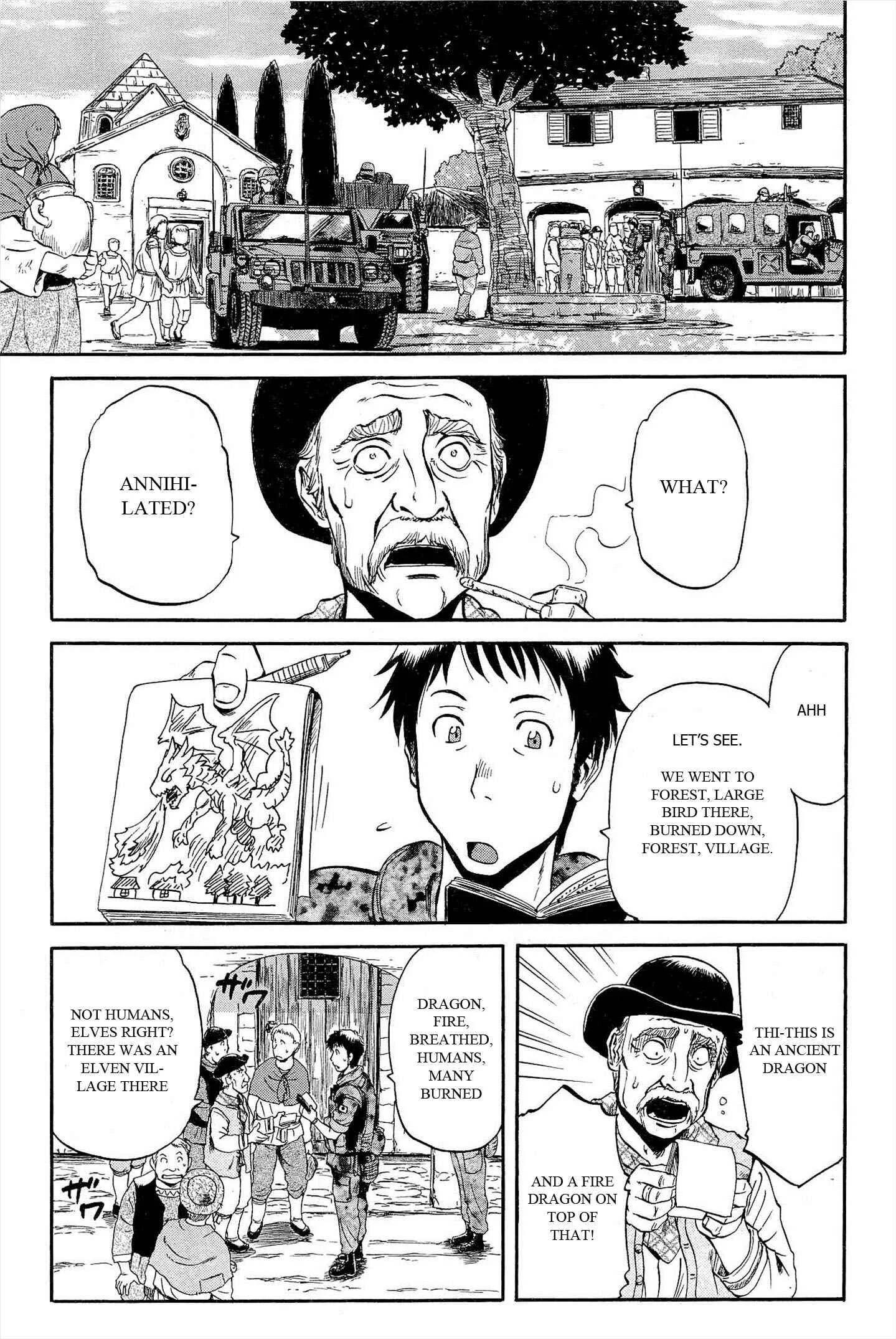 GATE - Jieitai Kanochi nite, Kaku Tatakaeri Chapter 3: Tuka and Flame Dragon - Page 19