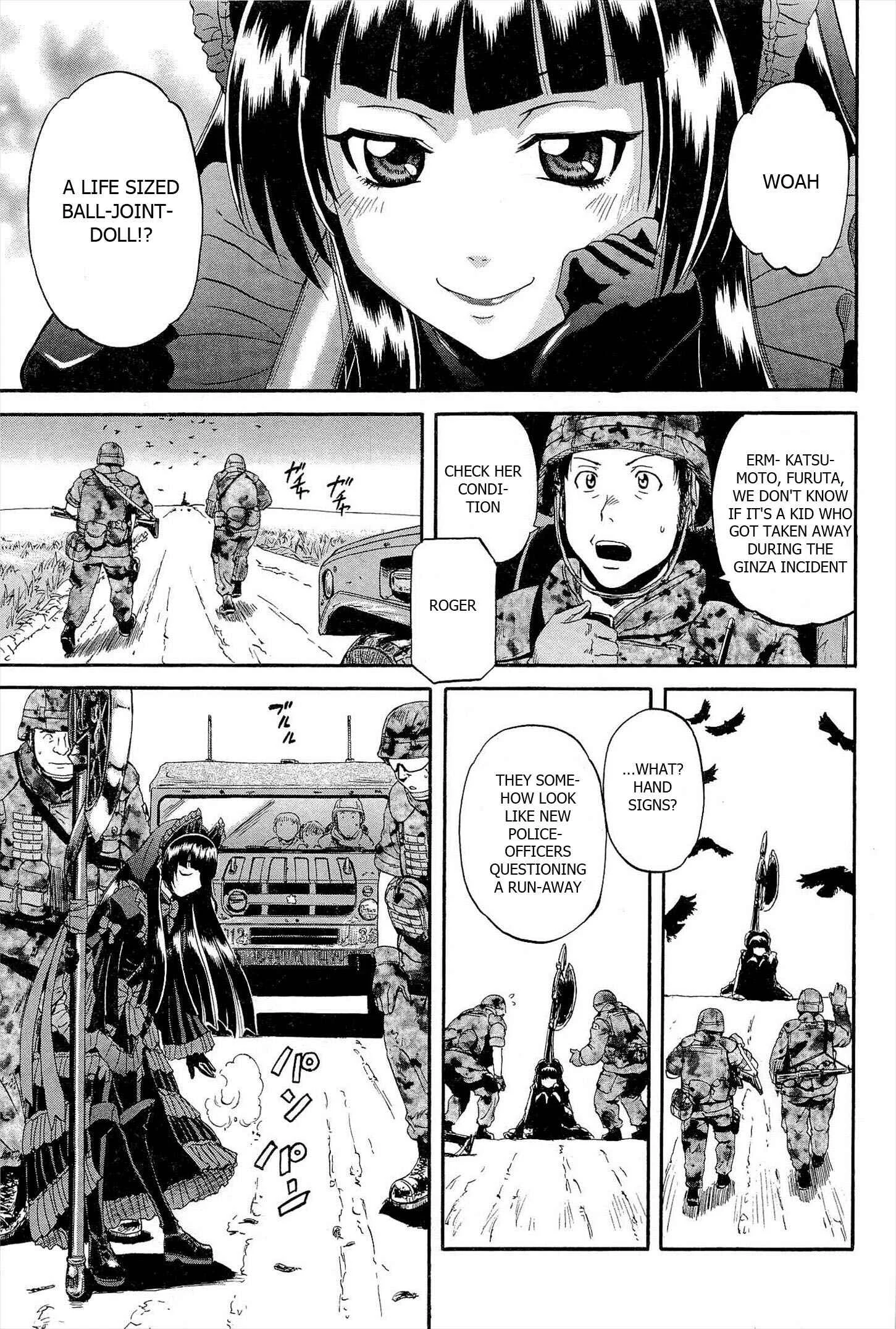 GATE - Jieitai Kanochi nite, Kaku Tatakaeri Chapter 5: Flame Dragon Attacks - Page 15