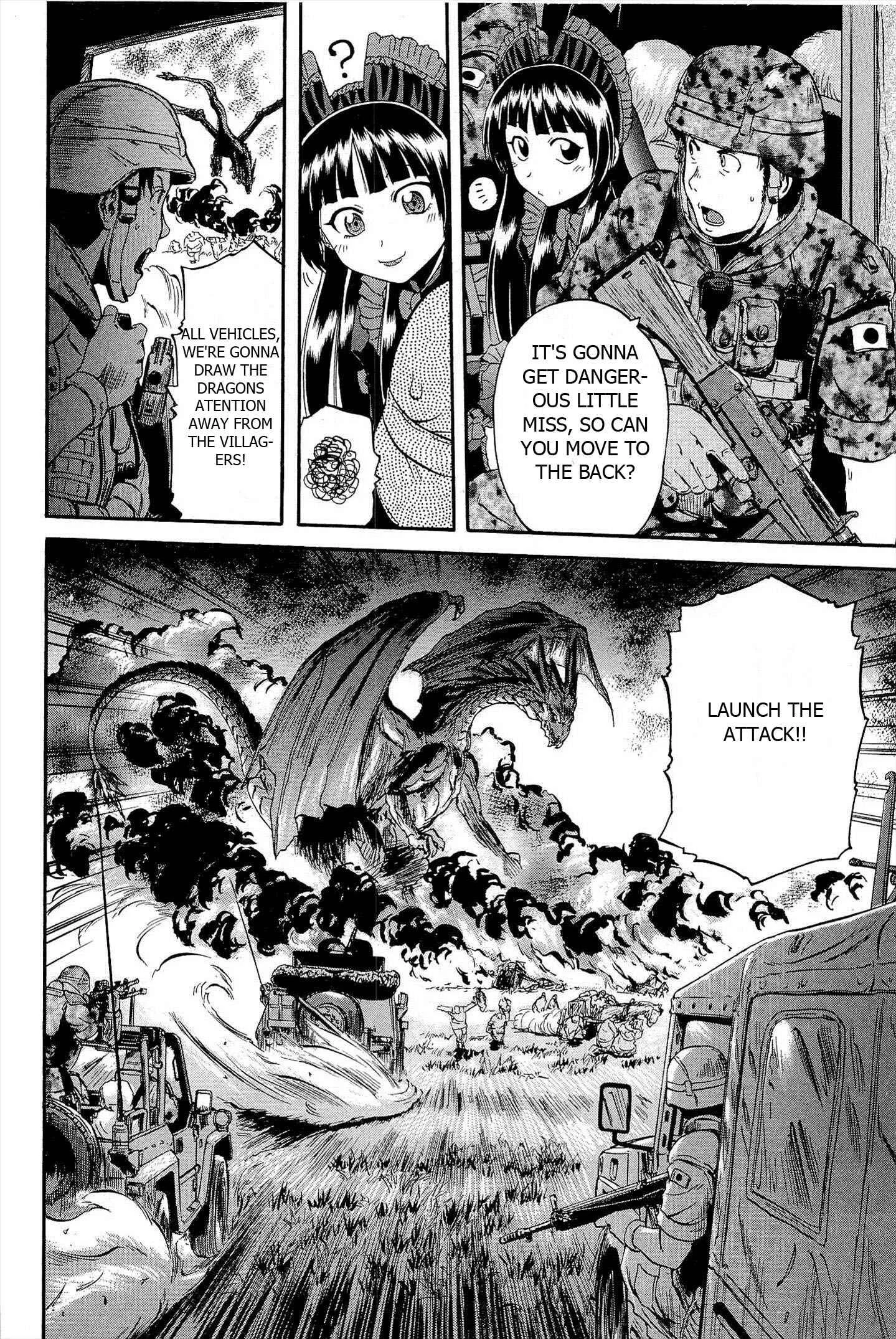 GATE - Jieitai Kanochi nite, Kaku Tatakaeri Chapter 5: Flame Dragon Attacks - Page 24