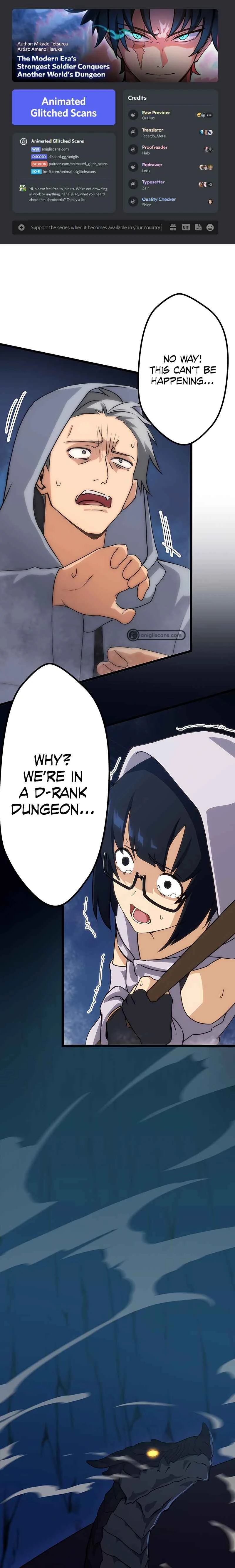 Gendai no Saikyou Heishi, Isekai Dungeon o Kouryaku Suru Chapter 3 - Page 1