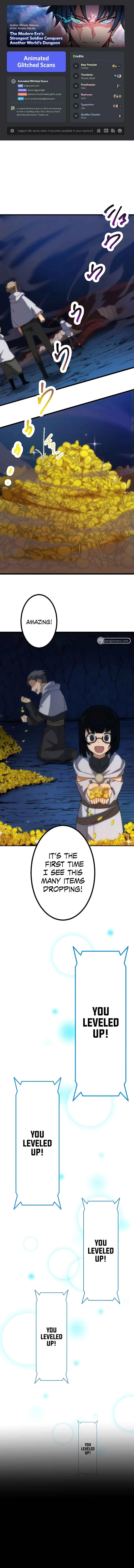 Gendai no Saikyou Heishi, Isekai Dungeon o Kouryaku Suru Chapter 4 - Page 1