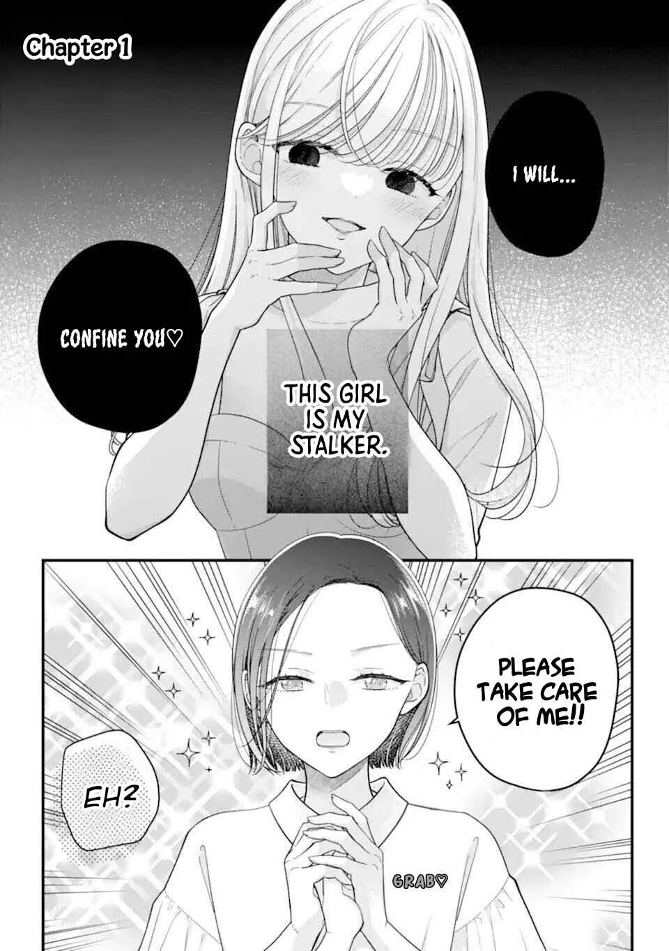 Genkai Shakaijin-san o Sukueru no wa Kusodeka Kanjou Stalker-chan dake deshita Chapter 1 - Page 1