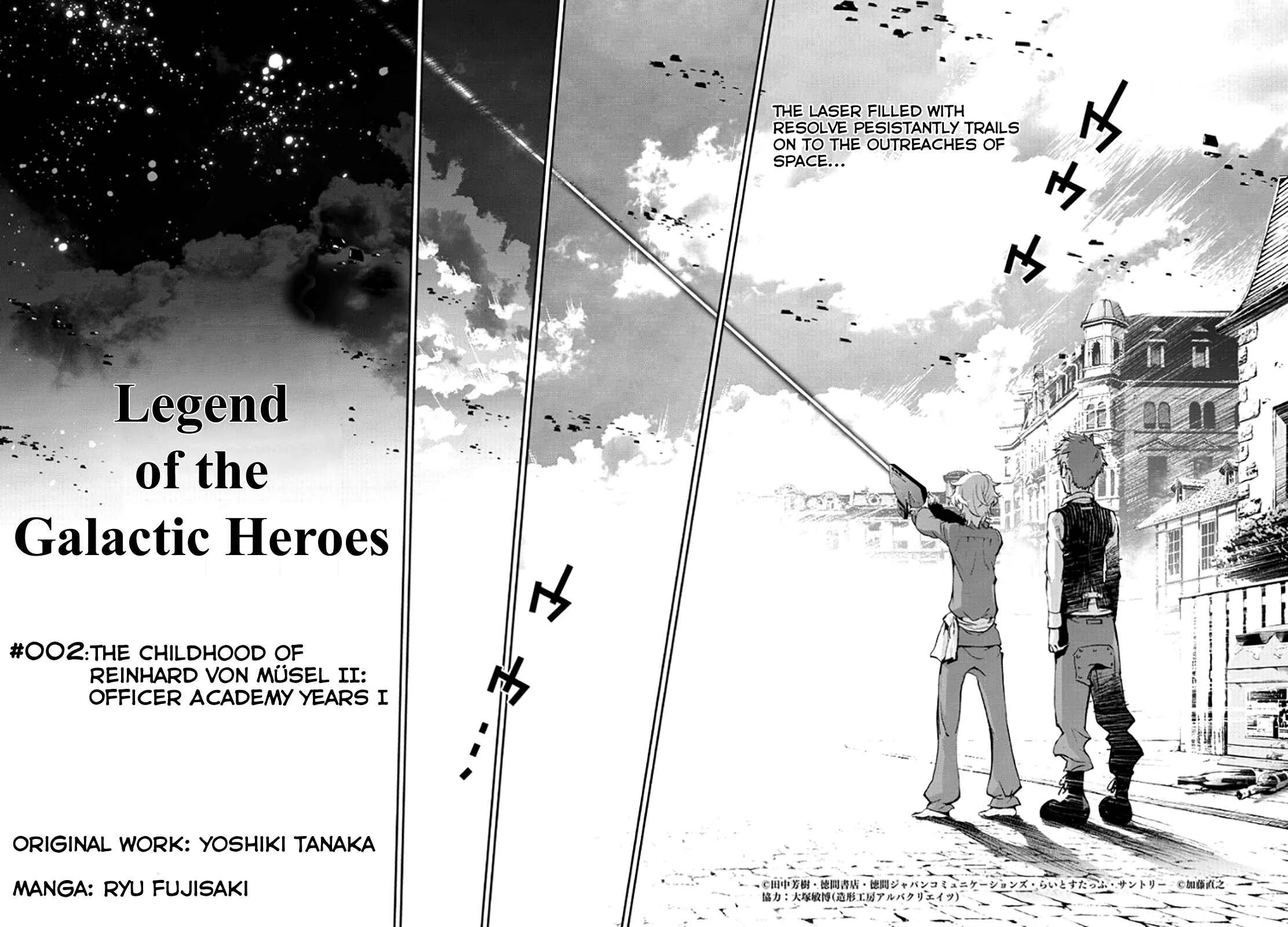 Ginga Eiyuu Densetsu Chapter 2: The Childhood of Reinhard von Müsel II: Officer Academy Years I - Page 2