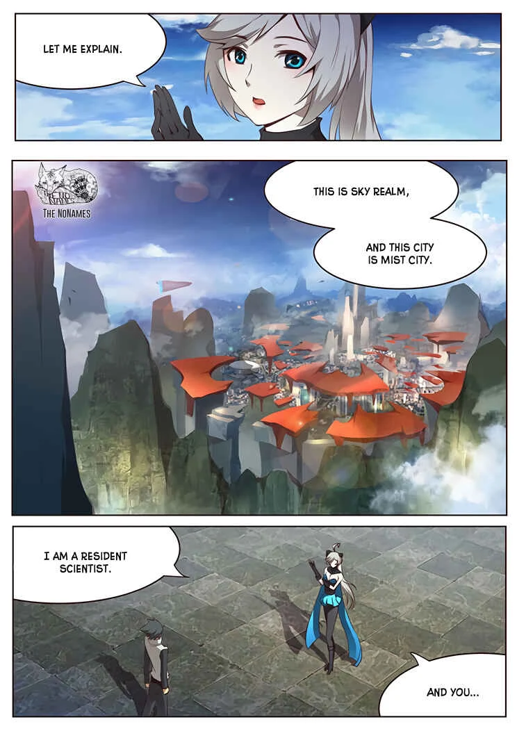 Girl and Science Chapter 4: The World of Sky Realm - Page 9