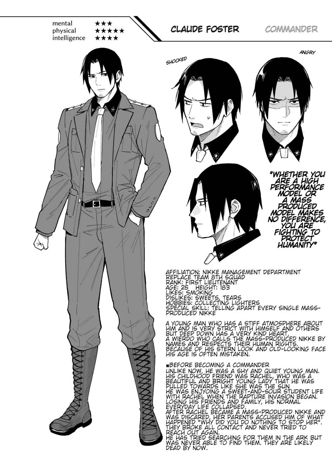 Goddess of Victory: Nikke - Ryousangata Nike x Sousaku Shikikan (Doujinshi) Chapter 0: Character Introduction - Page 2