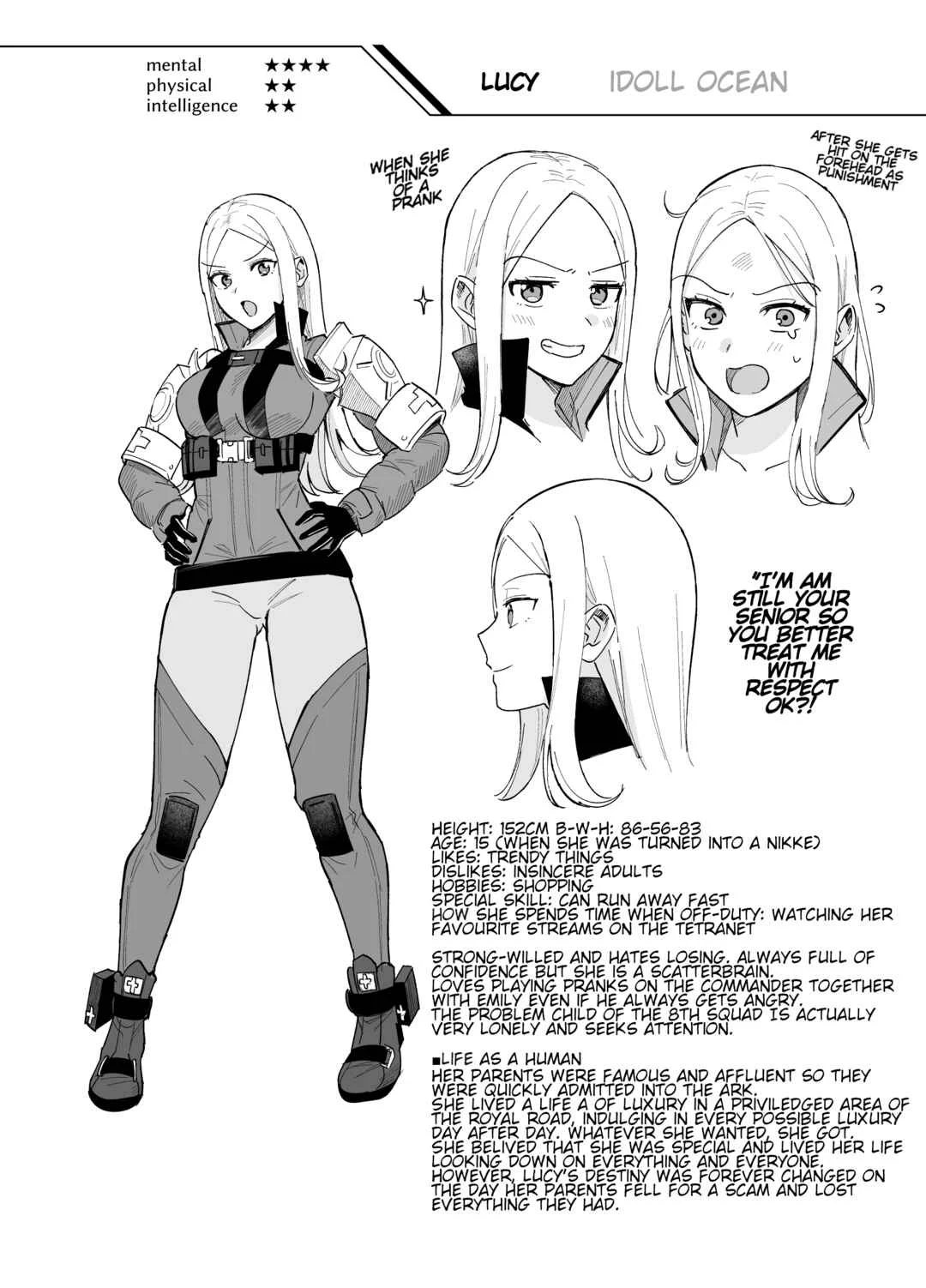 Goddess of Victory: Nikke - Ryousangata Nike x Sousaku Shikikan (Doujinshi) Chapter 0: Character Introduction - Page 4