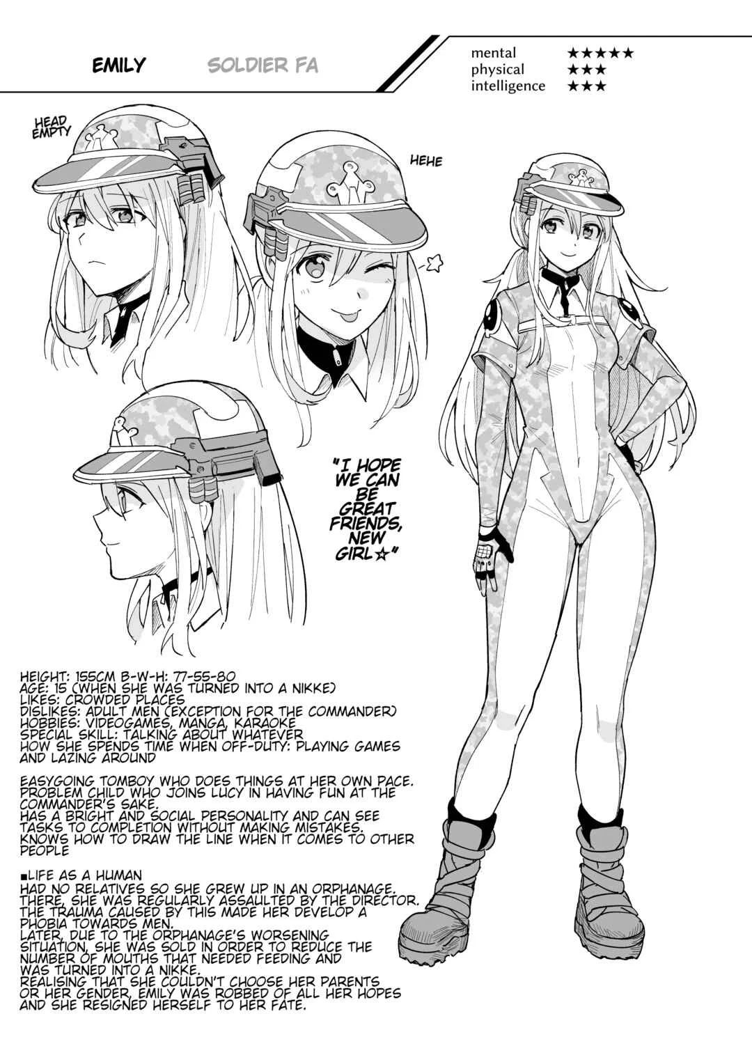 Goddess of Victory: Nikke - Ryousangata Nike x Sousaku Shikikan (Doujinshi) Chapter 0: Character Introduction - Page 5