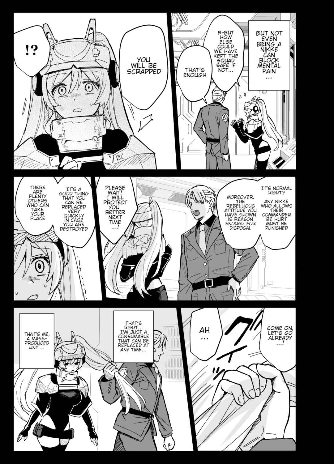 Goddess of Victory: Nikke - Ryousangata Nike x Sousaku Shikikan (Doujinshi) Chapter 1: Nameless Goddess - Page 3