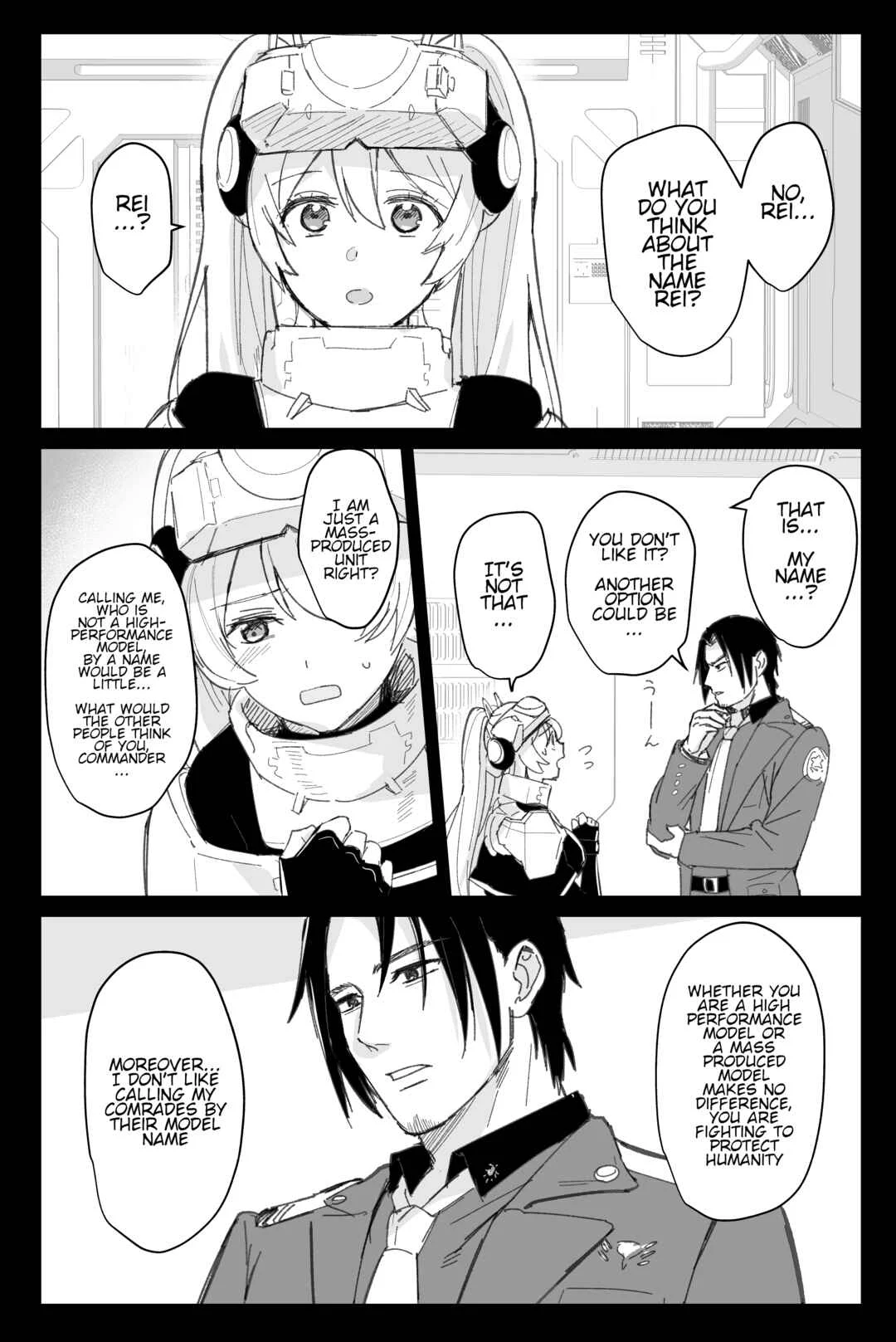Goddess of Victory: Nikke - Ryousangata Nike x Sousaku Shikikan (Doujinshi) Chapter 1: Nameless Goddess - Page 8