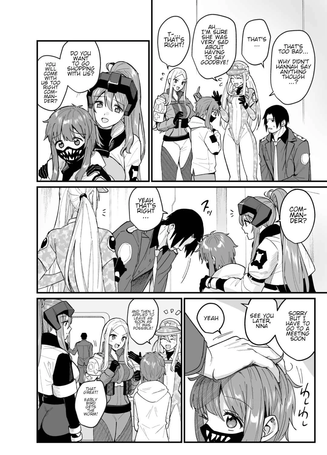 Goddess of Victory: Nikke - Ryousangata Nike x Sousaku Shikikan (Doujinshi) Chapter 2.5: Responsible for their lives - Page 6