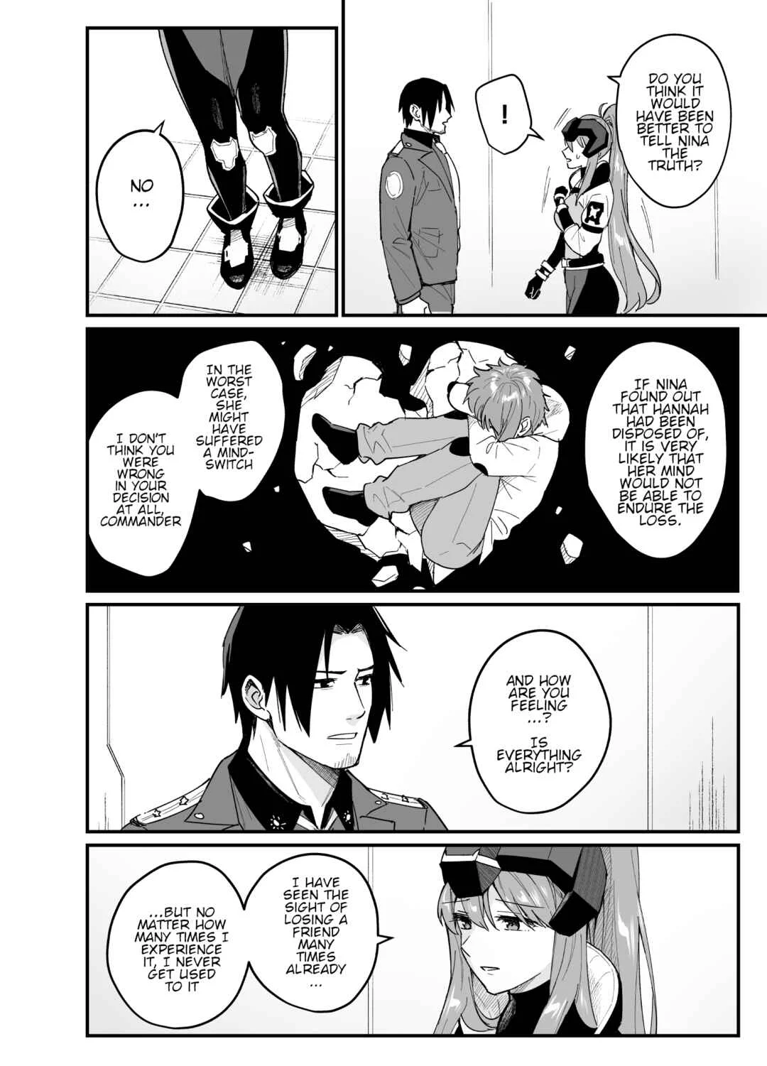 Goddess of Victory: Nikke - Ryousangata Nike x Sousaku Shikikan (Doujinshi) Chapter 2.5: Responsible for their lives - Page 8