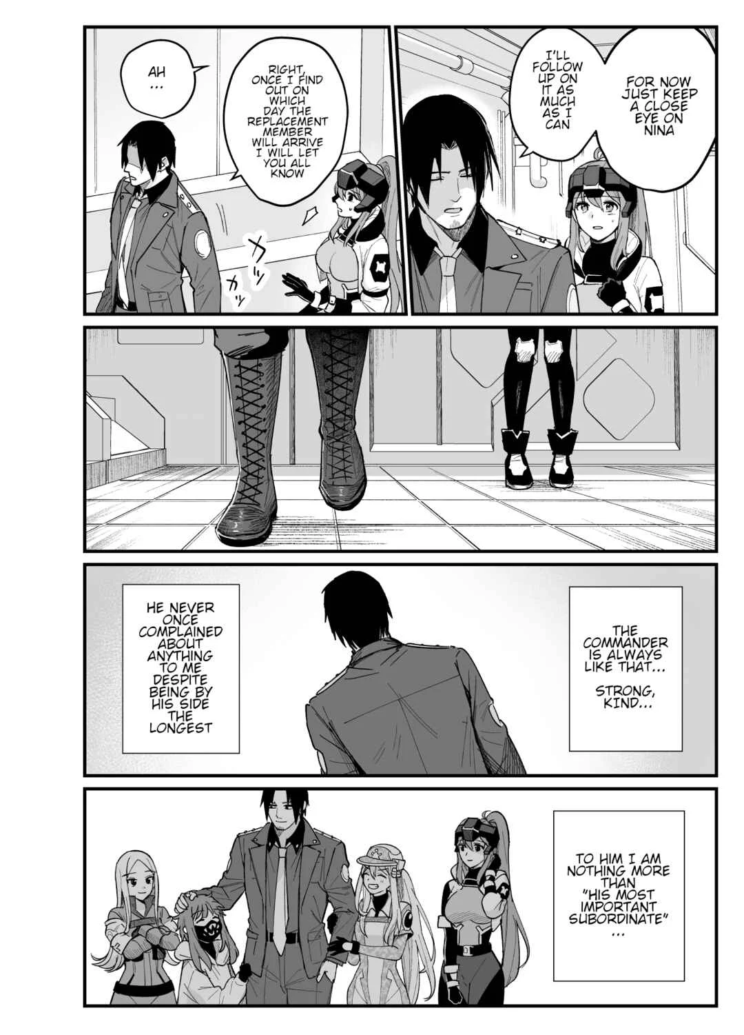 Goddess of Victory: Nikke - Ryousangata Nike x Sousaku Shikikan (Doujinshi) Chapter 2.5: Responsible for their lives - Page 10