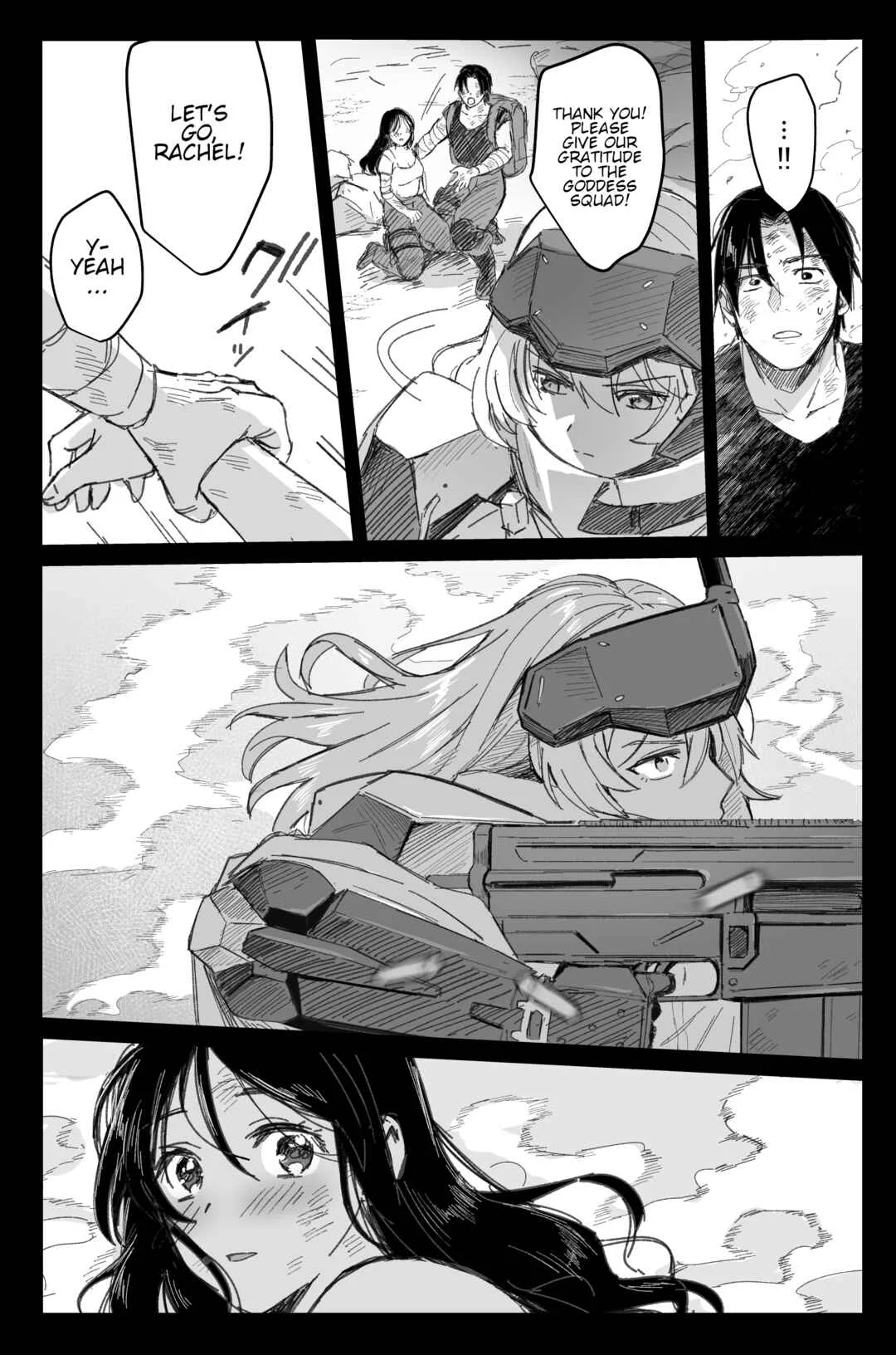 Goddess of Victory: Nikke - Ryousangata Nike x Sousaku Shikikan (Doujinshi) Chapter 2: Scar covered hands - Page 3