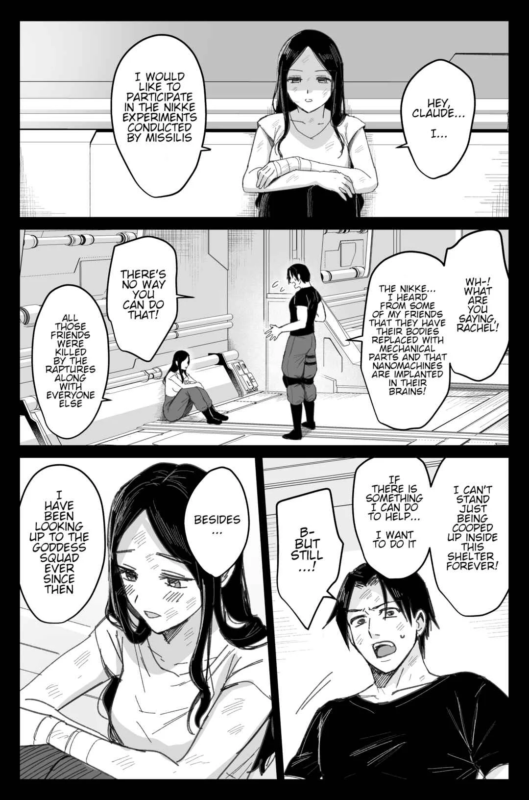 Goddess of Victory: Nikke - Ryousangata Nike x Sousaku Shikikan (Doujinshi) Chapter 2: Scar covered hands - Page 4