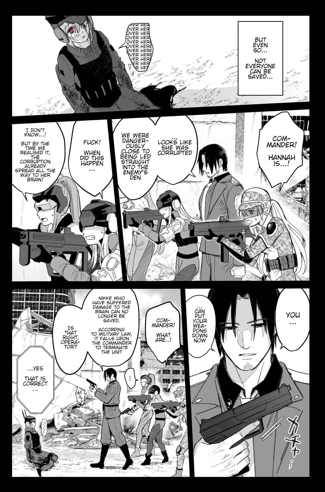 Goddess of Victory: Nikke - Ryousangata Nike x Sousaku Shikikan (Doujinshi) Chapter 2: Scar covered hands - Page 10
