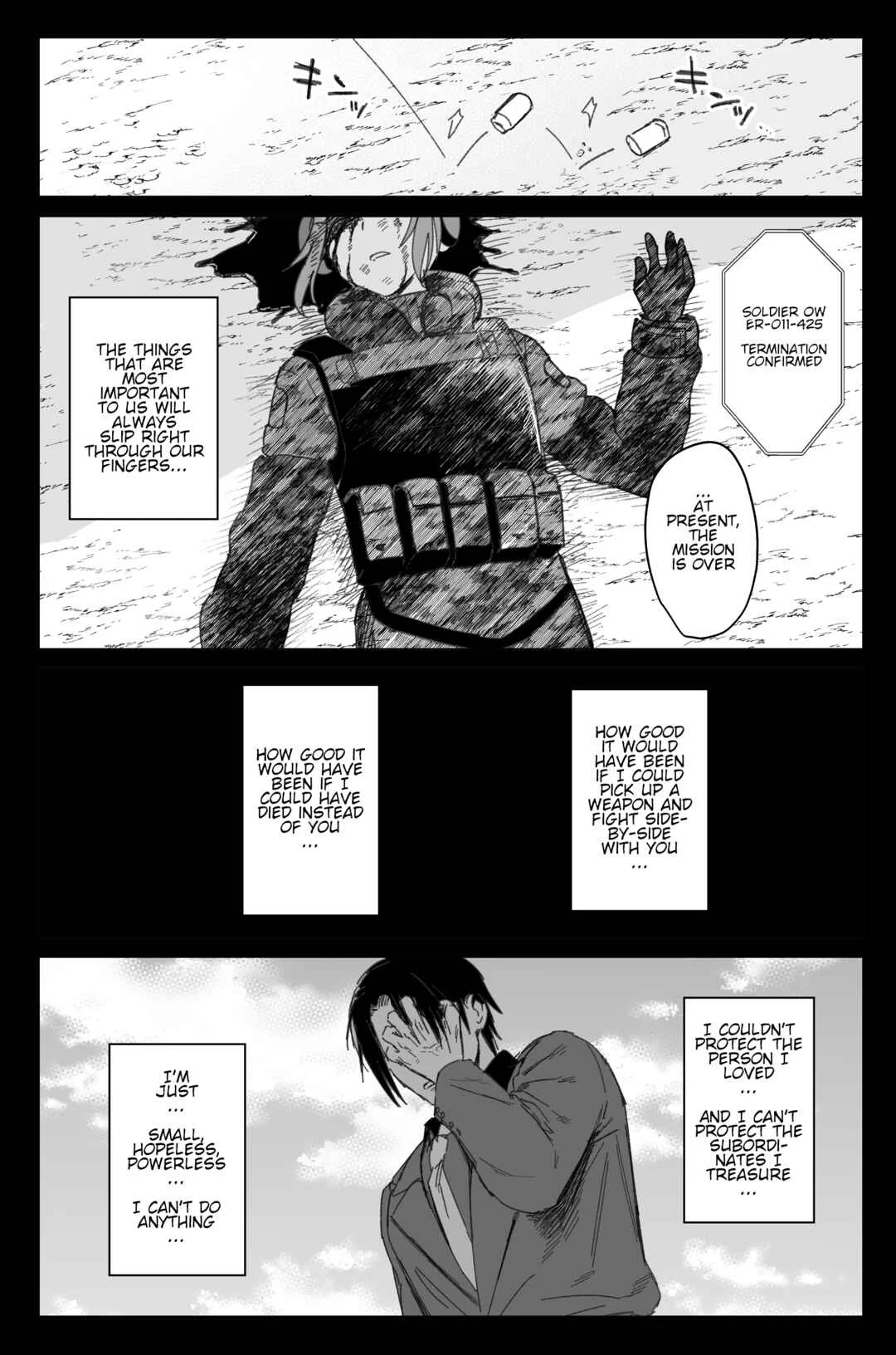 Goddess of Victory: Nikke - Ryousangata Nike x Sousaku Shikikan (Doujinshi) Chapter 2: Scar covered hands - Page 13