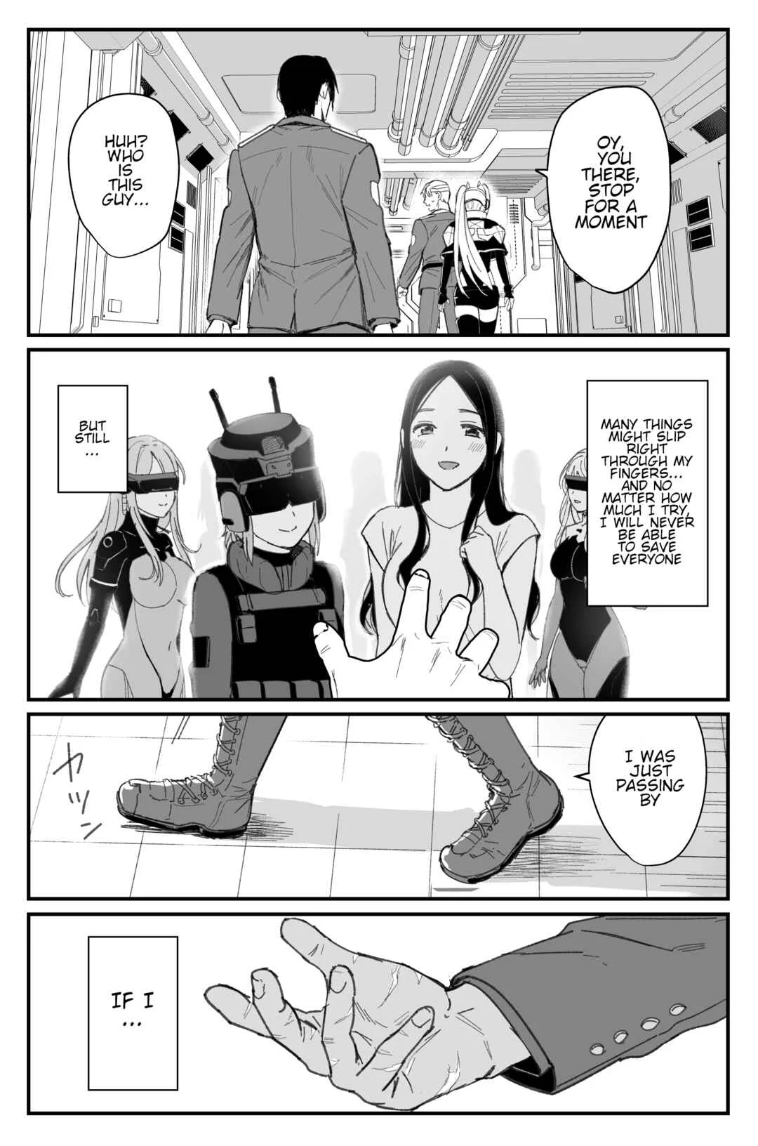 Goddess of Victory: Nikke - Ryousangata Nike x Sousaku Shikikan (Doujinshi) Chapter 2: Scar covered hands - Page 18