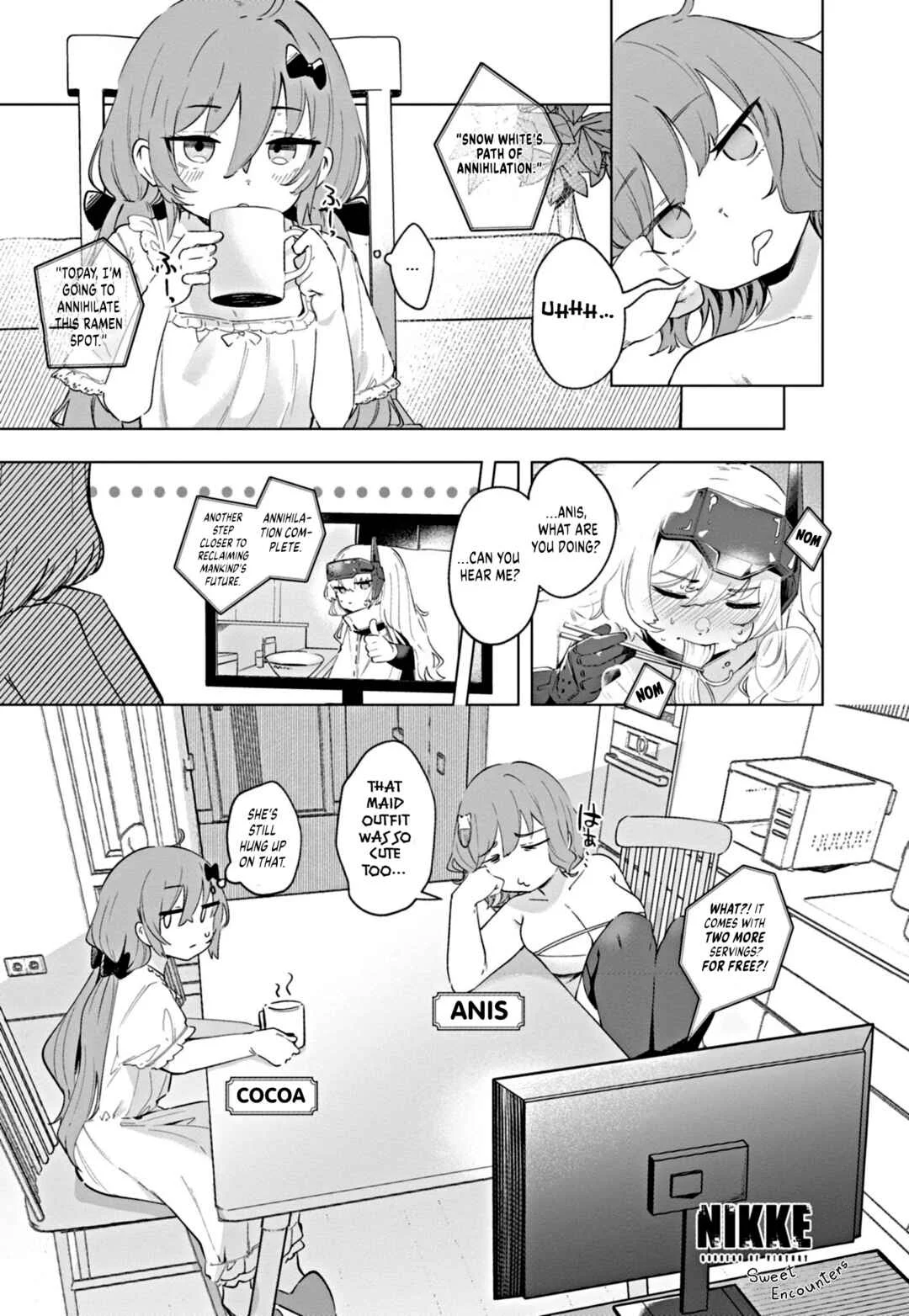 Goddess of Victory: Nikke - Sweet Encounter Chapter 4: A Maid's More Than Just A Waitress! - Page 1