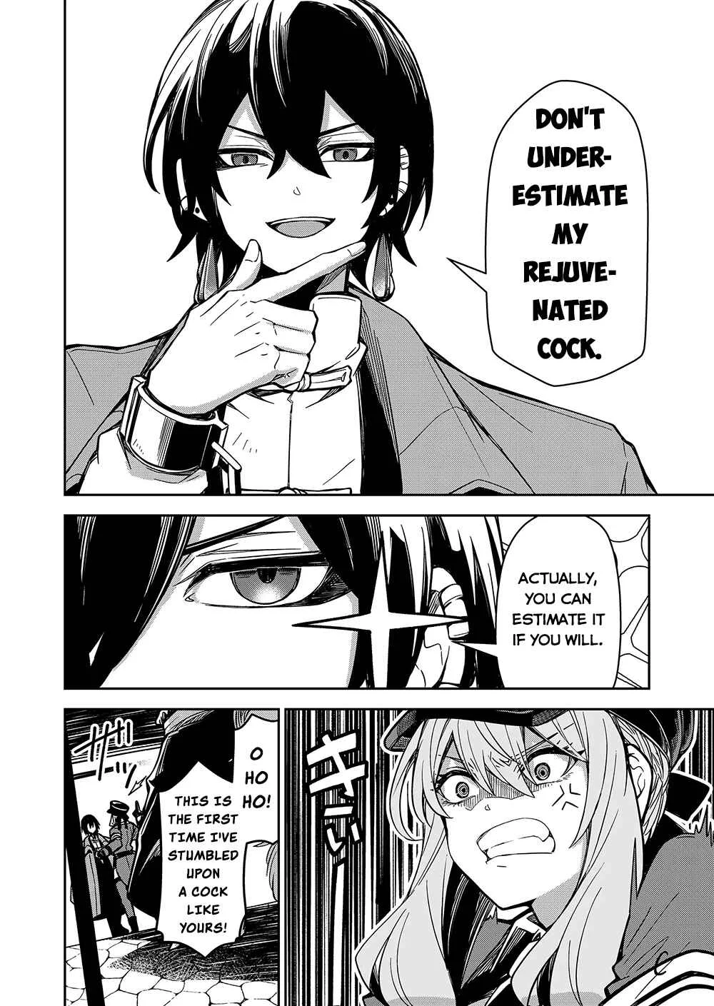 Goinkyo Maou-sama no Kaerizaki ~Totsujo Wakagaetta Sensendai Maou-sama wa Choppiri H na Nazo Bujutsu de Josondanpi no Sekai wo Heiteisuru~ Chapter 2: A Geezer named Jeezer who Rejuvenated into a Young Man (Part Two) - Page 9