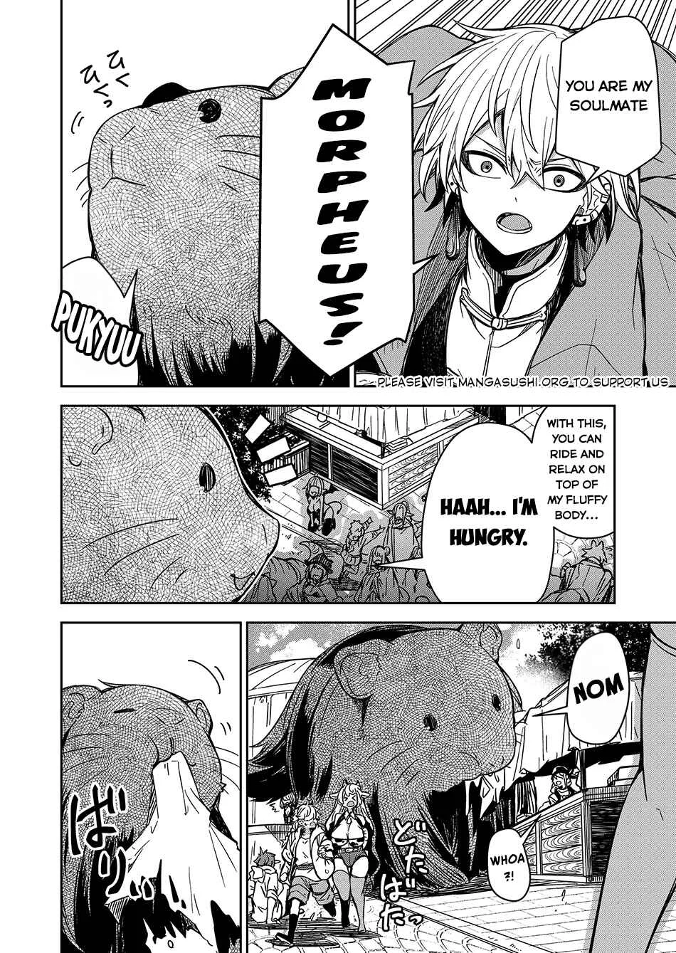 Goinkyo Maou-sama no Kaerizaki ~Totsujo Wakagaetta Sensendai Maou-sama wa Choppiri H na Nazo Bujutsu de Josondanpi no Sekai wo Heiteisuru~ Chapter 4: Transform! Pukyu-morphose! - Page 10