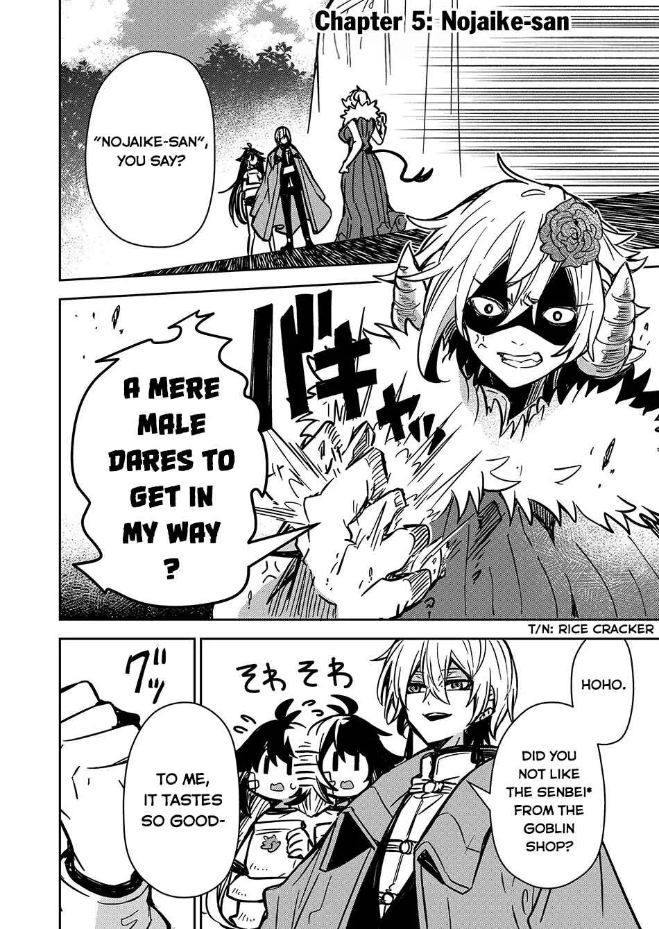 Goinkyo Maou-sama no Kaerizaki ~Totsujo Wakagaetta Sensendai Maou-sama wa Choppiri H na Nazo Bujutsu de Josondanpi no Sekai wo Heiteisuru~ Chapter 5: Nojaike-san - Page 3