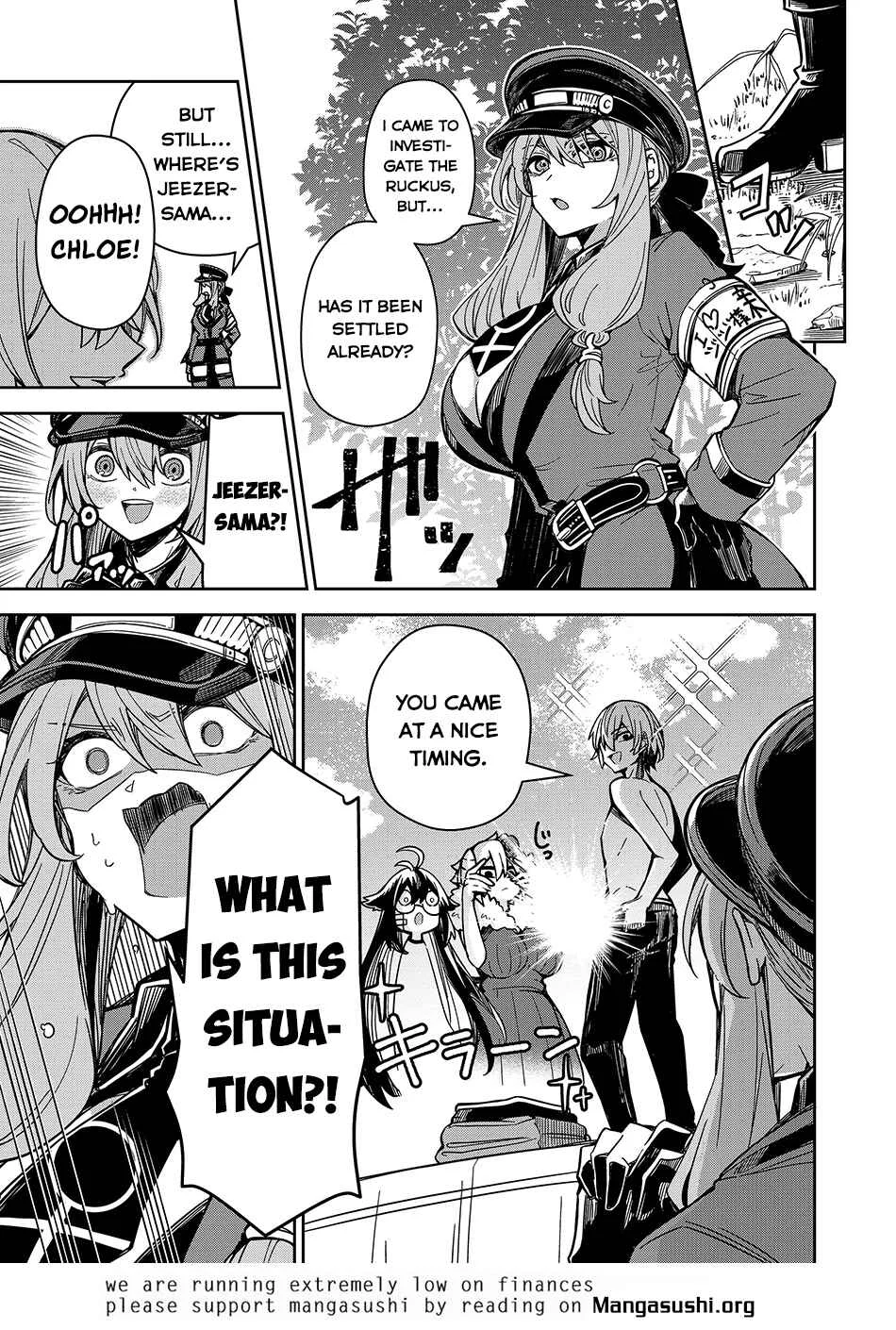 Goinkyo Maou-sama no Kaerizaki ~Totsujo Wakagaetta Sensendai Maou-sama wa Choppiri H na Nazo Bujutsu de Josondanpi no Sekai wo Heiteisuru~ Chapter 5: Nojaike-san - Page 20