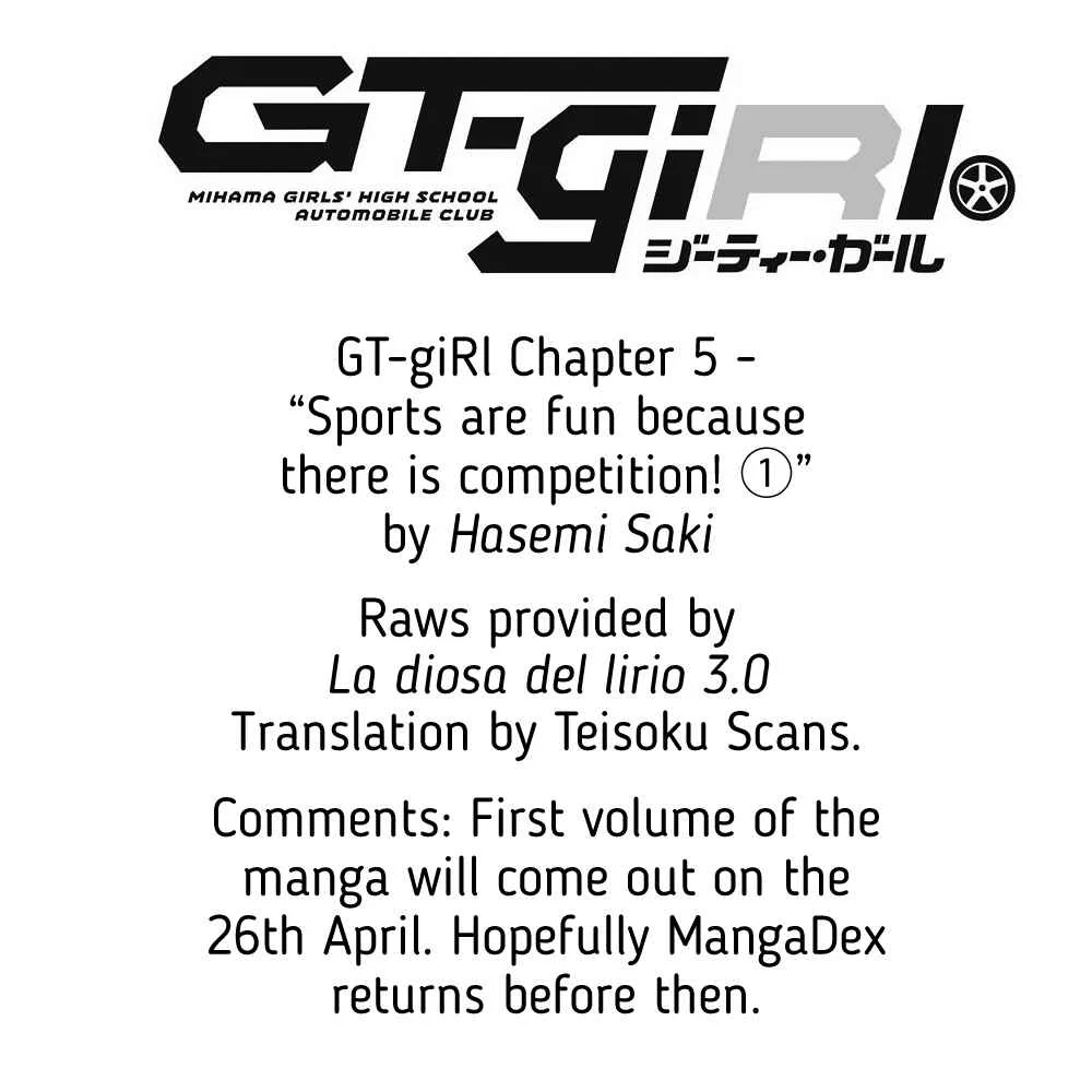 GT-giRl Chapter 5: Sports Are Fun Because There Is Competition! ① - Page 32