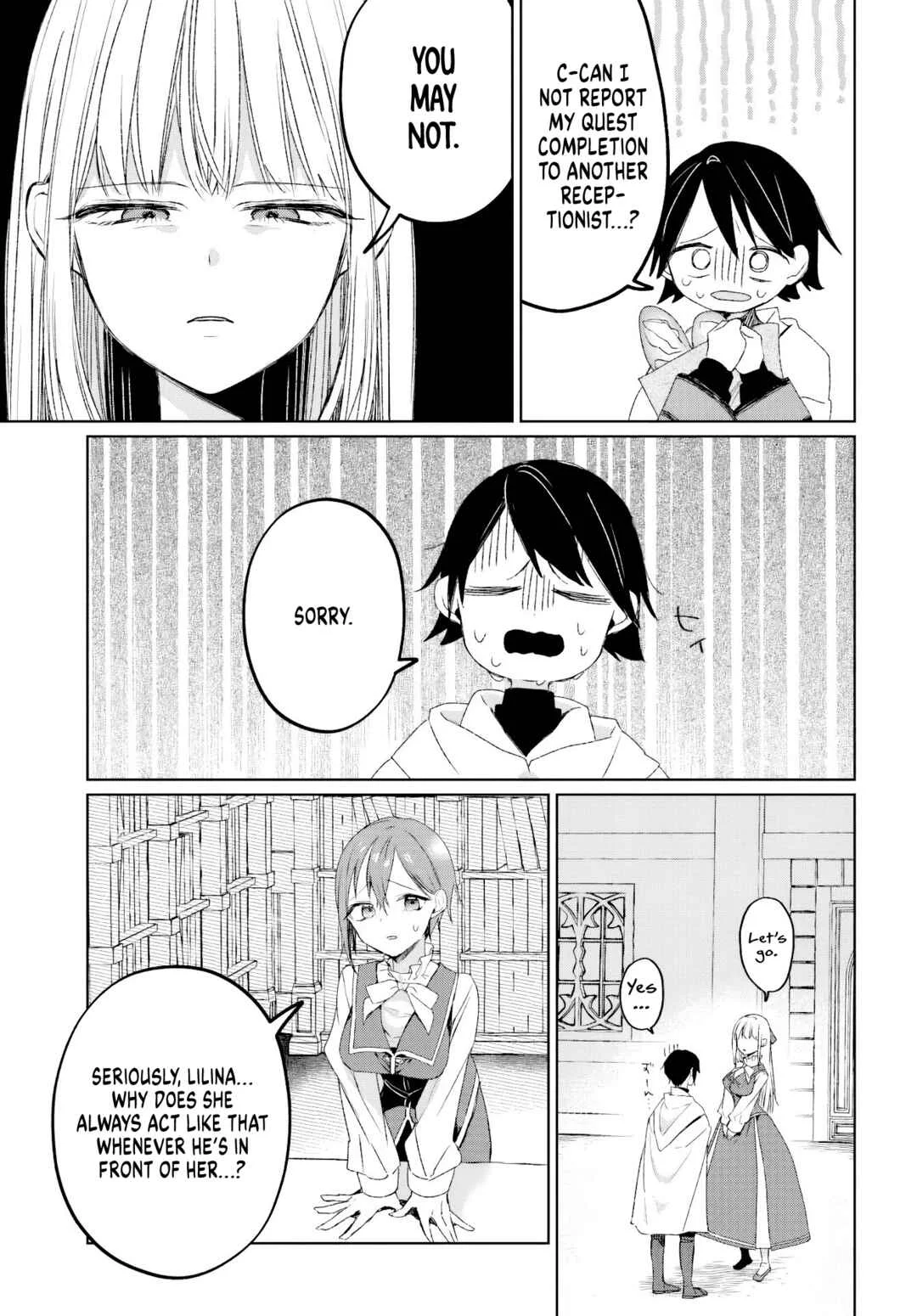 Guild no Uketsukejou Lilina-san wa Ore ni dake Tsumetai Chapter 1 - Page 16