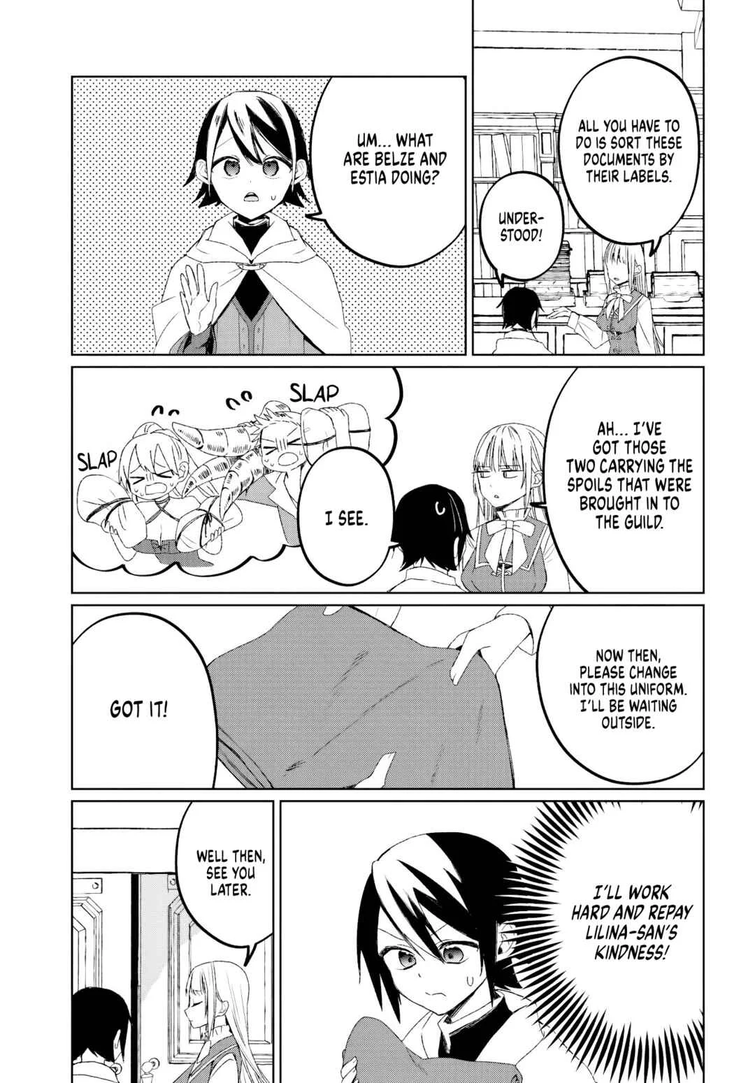 Guild no Uketsukejou Lilina-san wa Ore ni dake Tsumetai Chapter 2.1 - Page 4