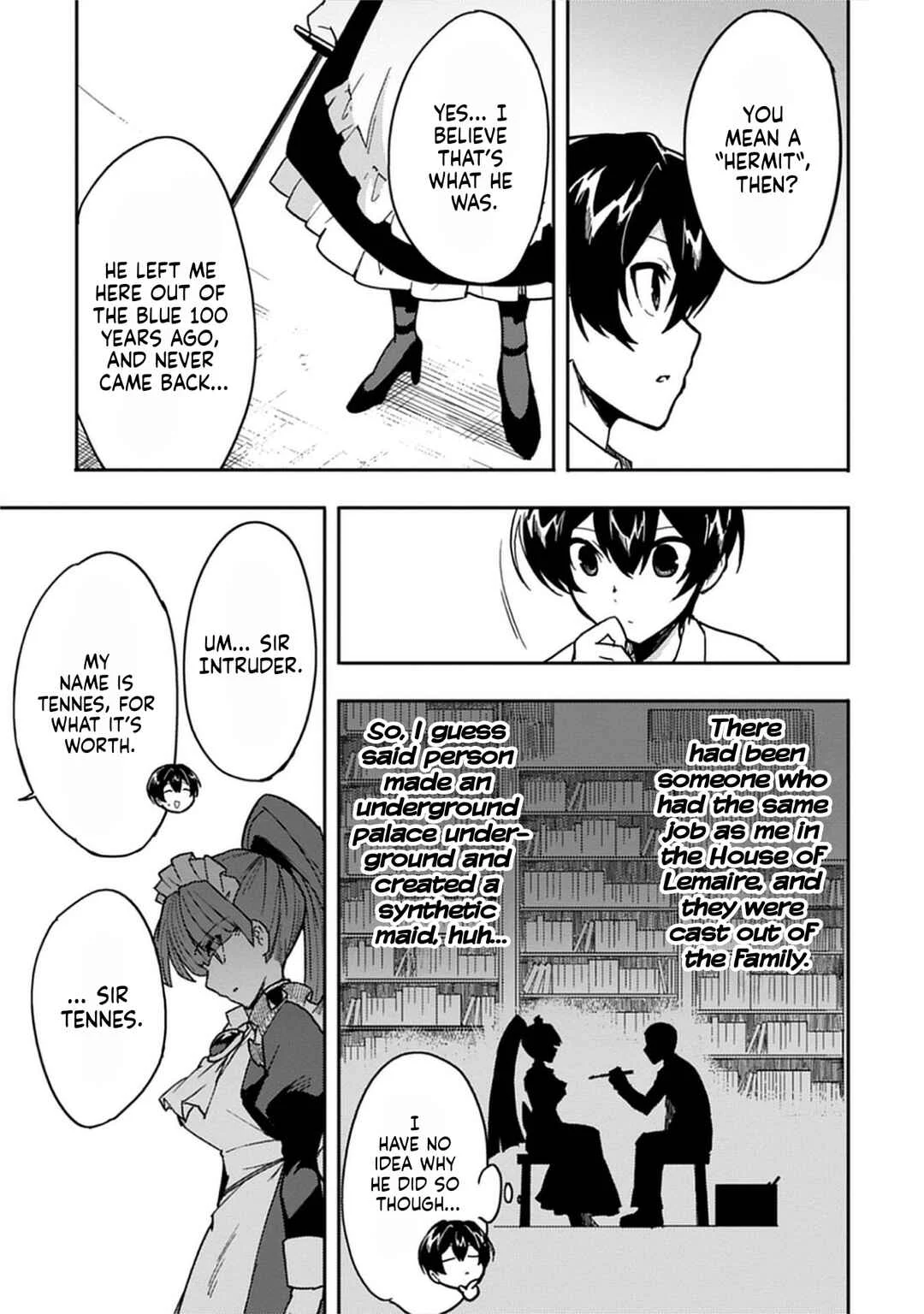 Guild no Zatsuyou-gakari ga Shin no Kuromaku deshita ~Kakureta Sainou de Anyaku Musou~ Chapter 3: The Swordprincess of the Underground Dungeon - Page 43