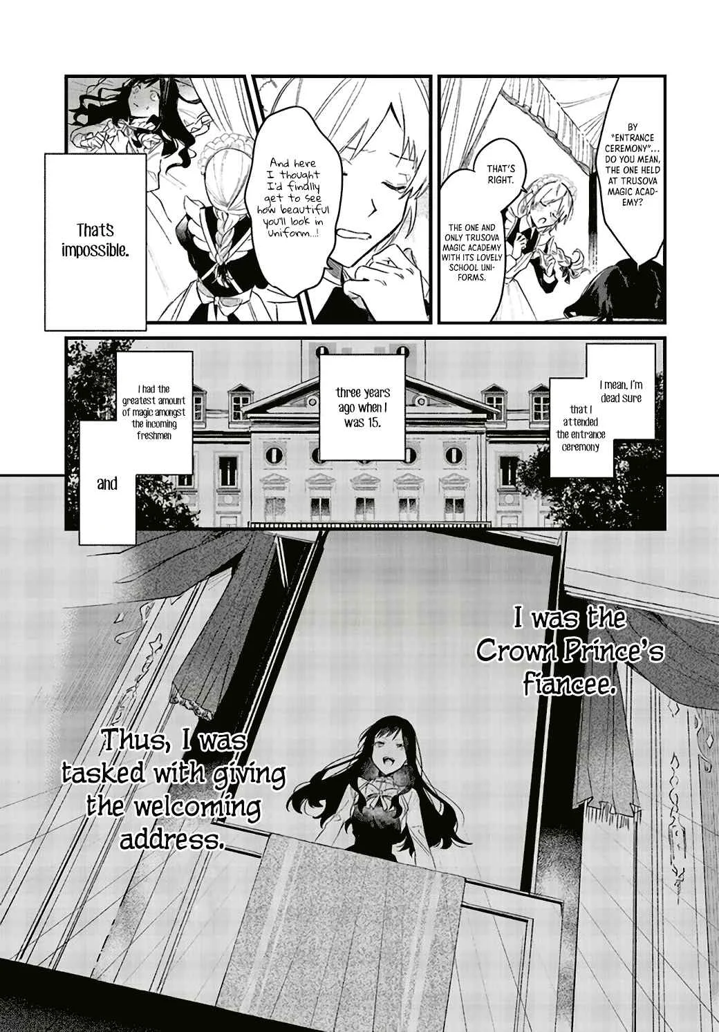 Gyakkou Shita Akuyaku Reijou wa, Naze ka Maryoku o Ushinattanode Shinsou no Reijou ni Narimasu Chapter 1.1 - Page 4