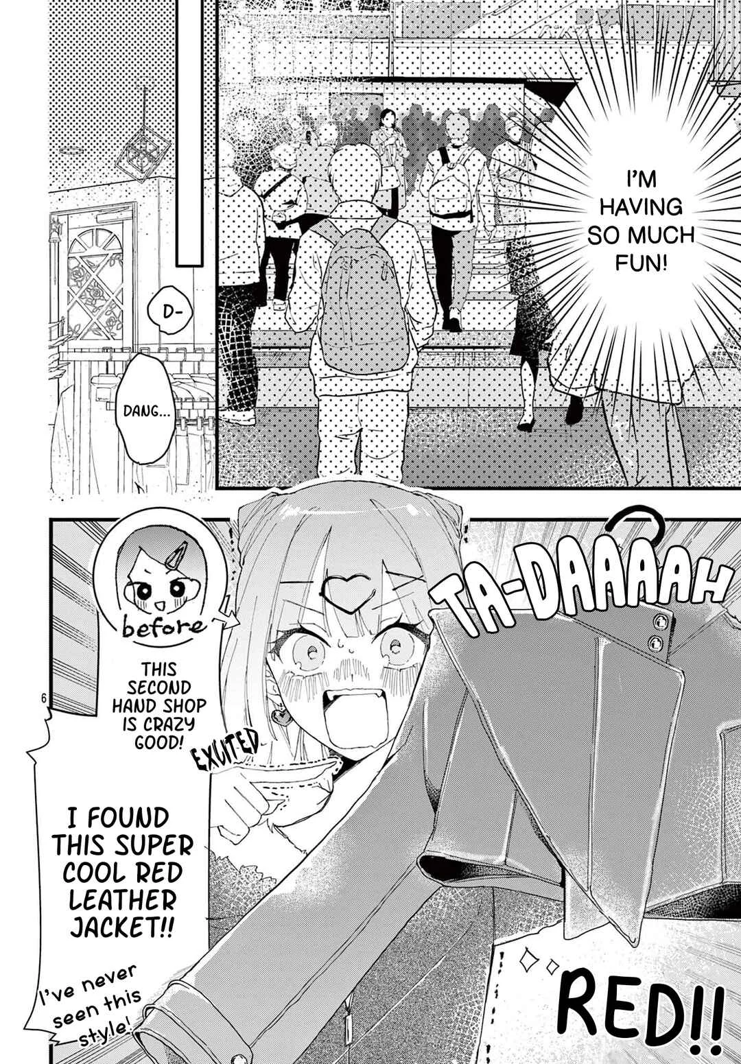 Gyaru to Couture: Ariake Momo wa Fuku wo Tsukutte Yuushou suru Koto ni shita Chapter 1 - Page 6