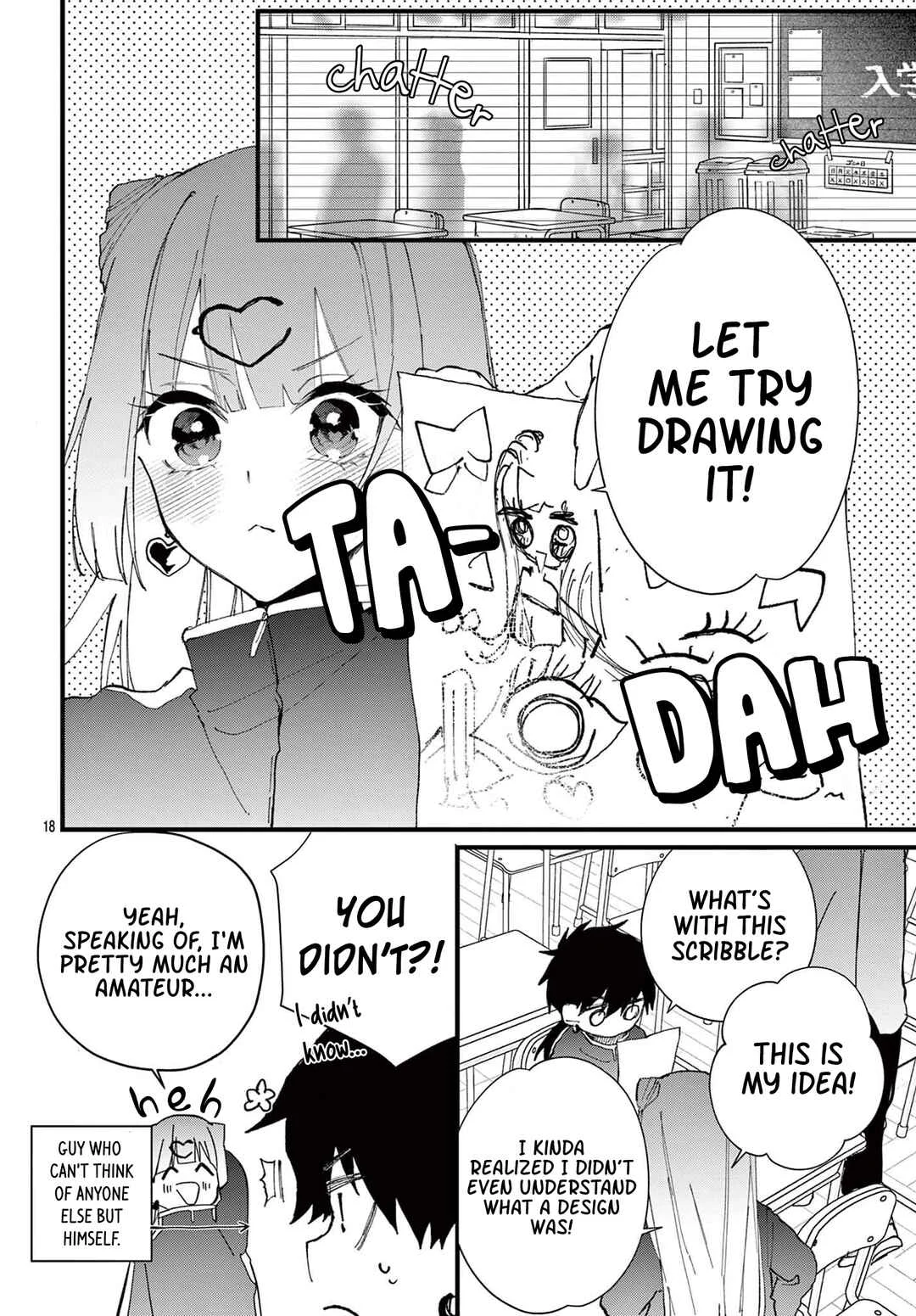 Gyaru to Couture: Ariake Momo wa Fuku wo Tsukutte Yuushou suru Koto ni shita Chapter 2 - Page 18