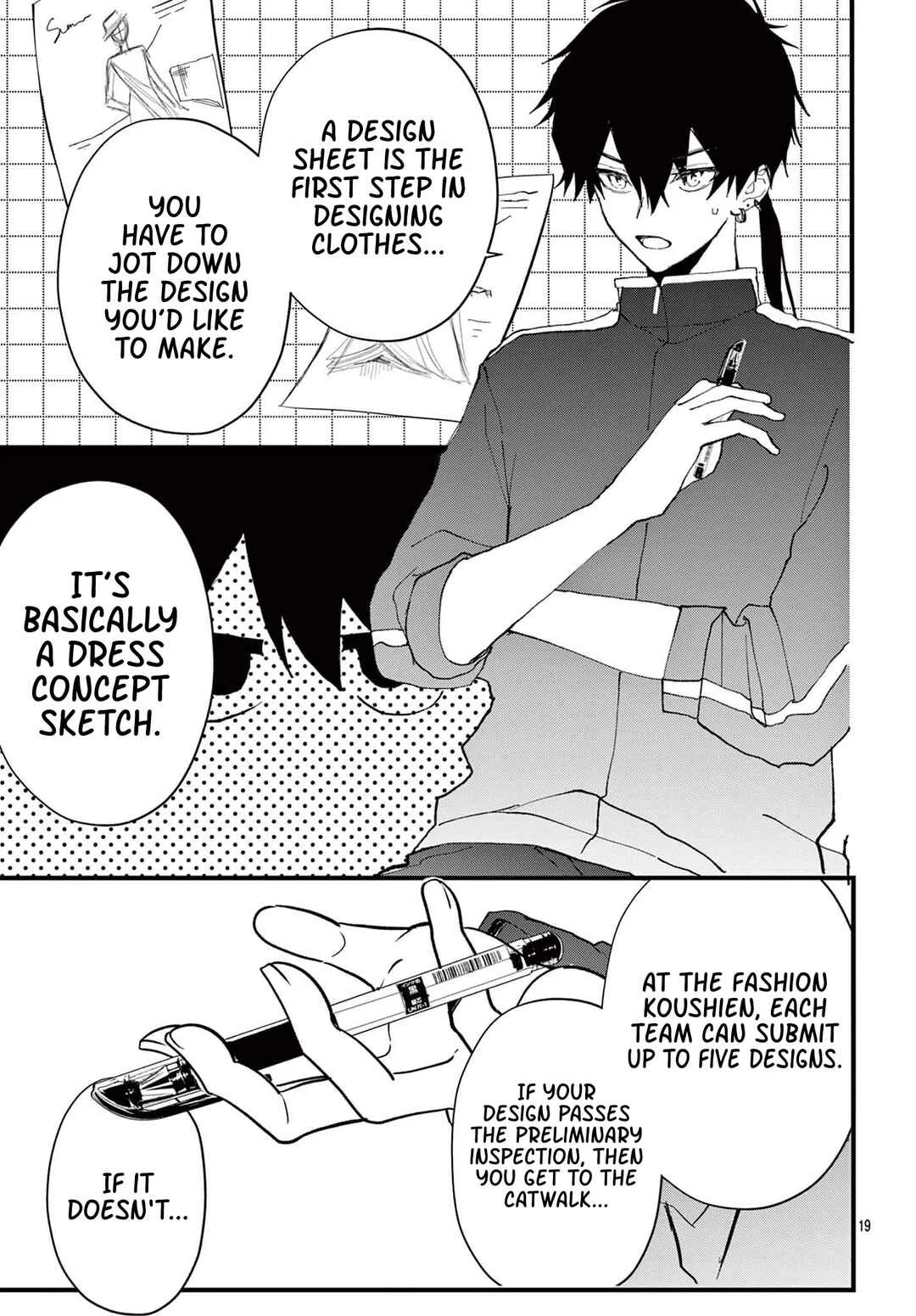 Gyaru to Couture: Ariake Momo wa Fuku wo Tsukutte Yuushou suru Koto ni shita Chapter 2 - Page 19