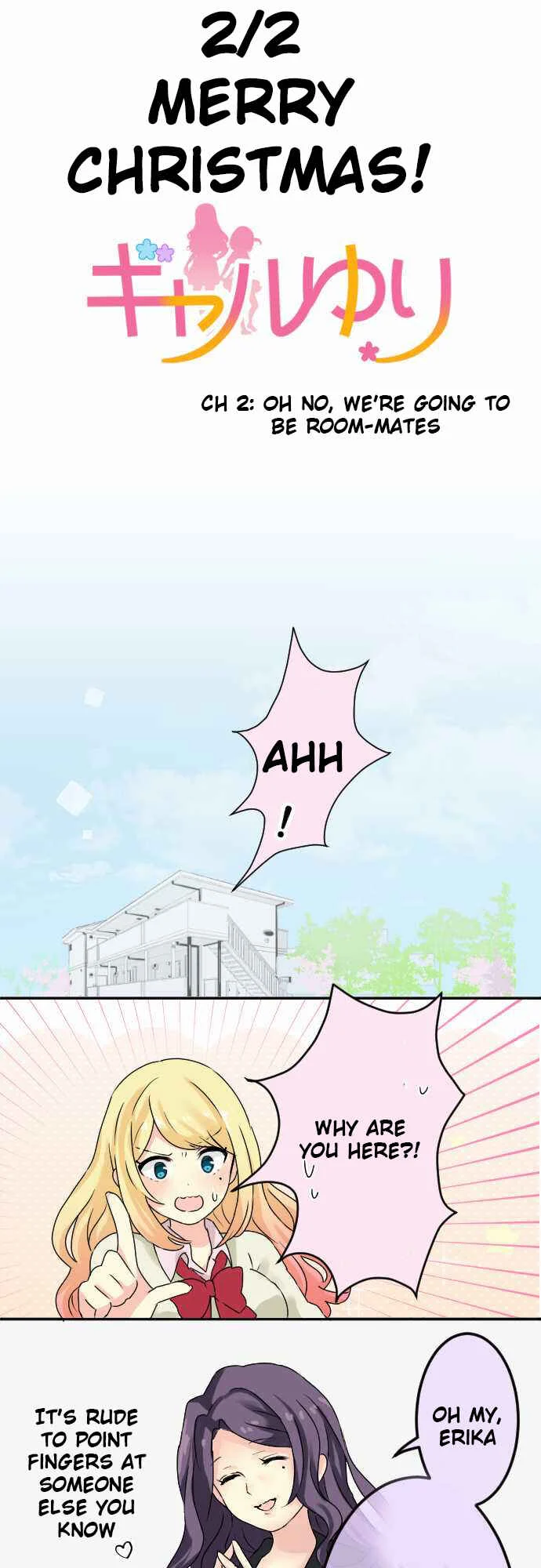 Gyaru Yuri Chapter 2: Oh no, we're going to be room-mates - Page 2
