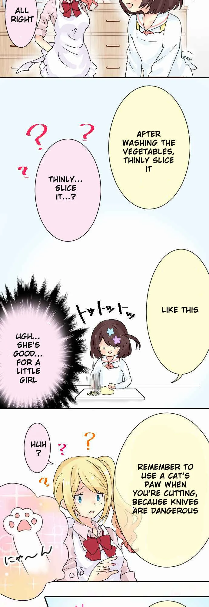Gyaru Yuri Chapter 4: A Little Girl's Cooking Lesson - Page 12