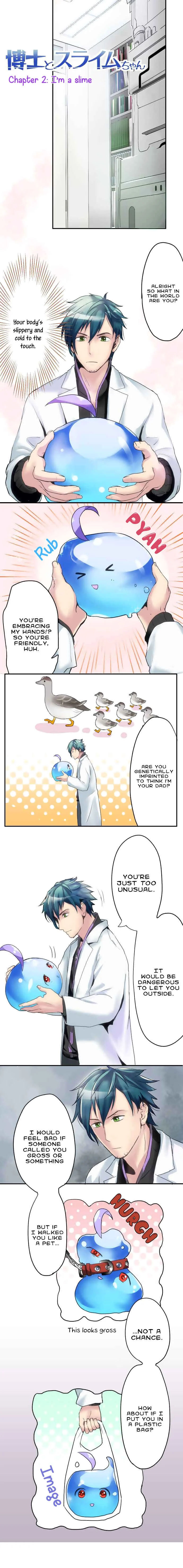 Hakase to Suraimu-chan Chapter 2: I'm a Slime - Page 2