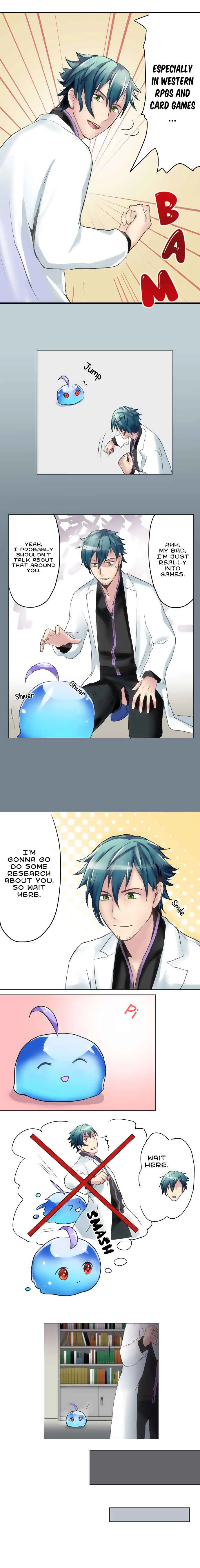 Hakase to Suraimu-chan Chapter 2: I'm a Slime - Page 4