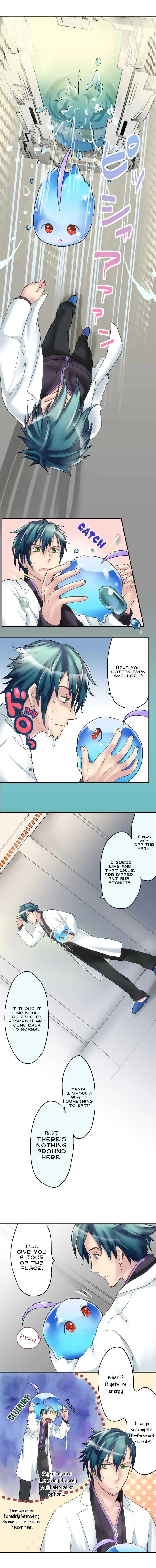 Hakase to Suraimu-chan Chapter 4: I Eat and Drink - Page 3